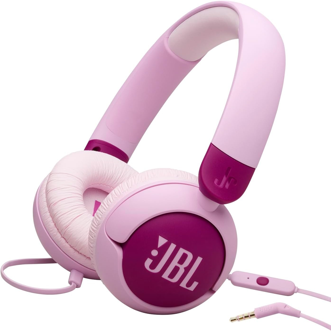 JBL Junior 320 Wired on-Ear Kids Headphones Safe Sound 85dB Built-in mic Purple