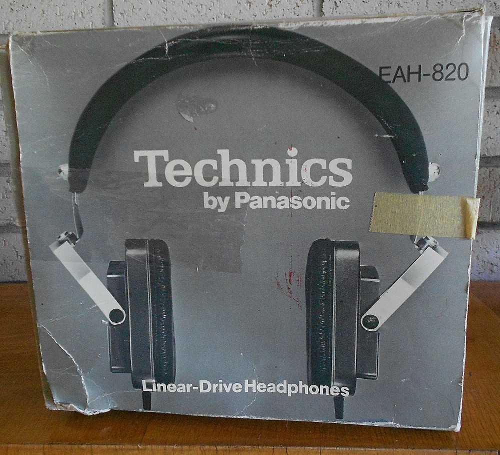 Panasonic TECHNICS EAH 820 planar Vintage Headphones Fostex Focal Factory pack