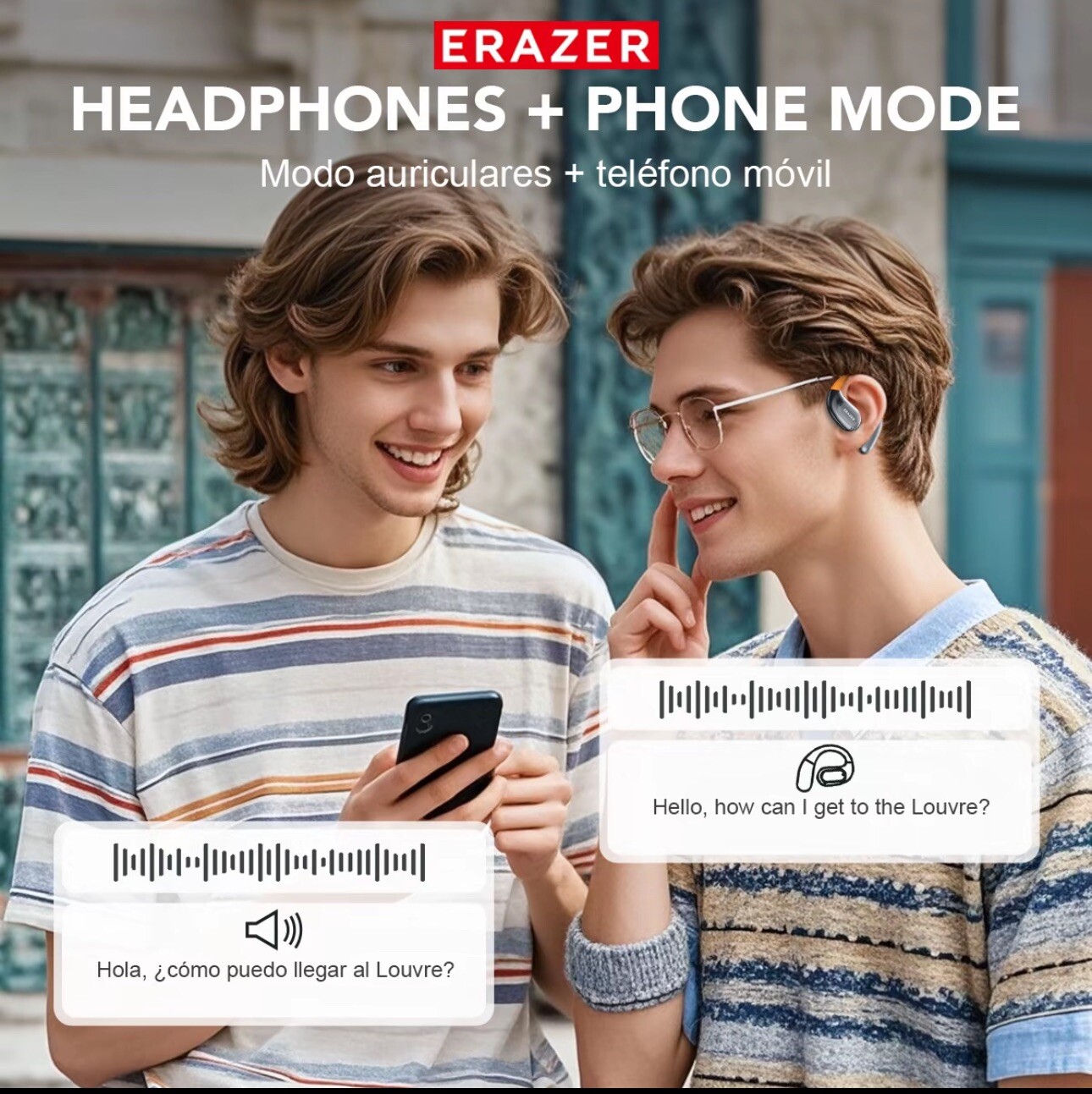 ERAZER XF31 Al Translation Earphones True Wireless OWS Headphones