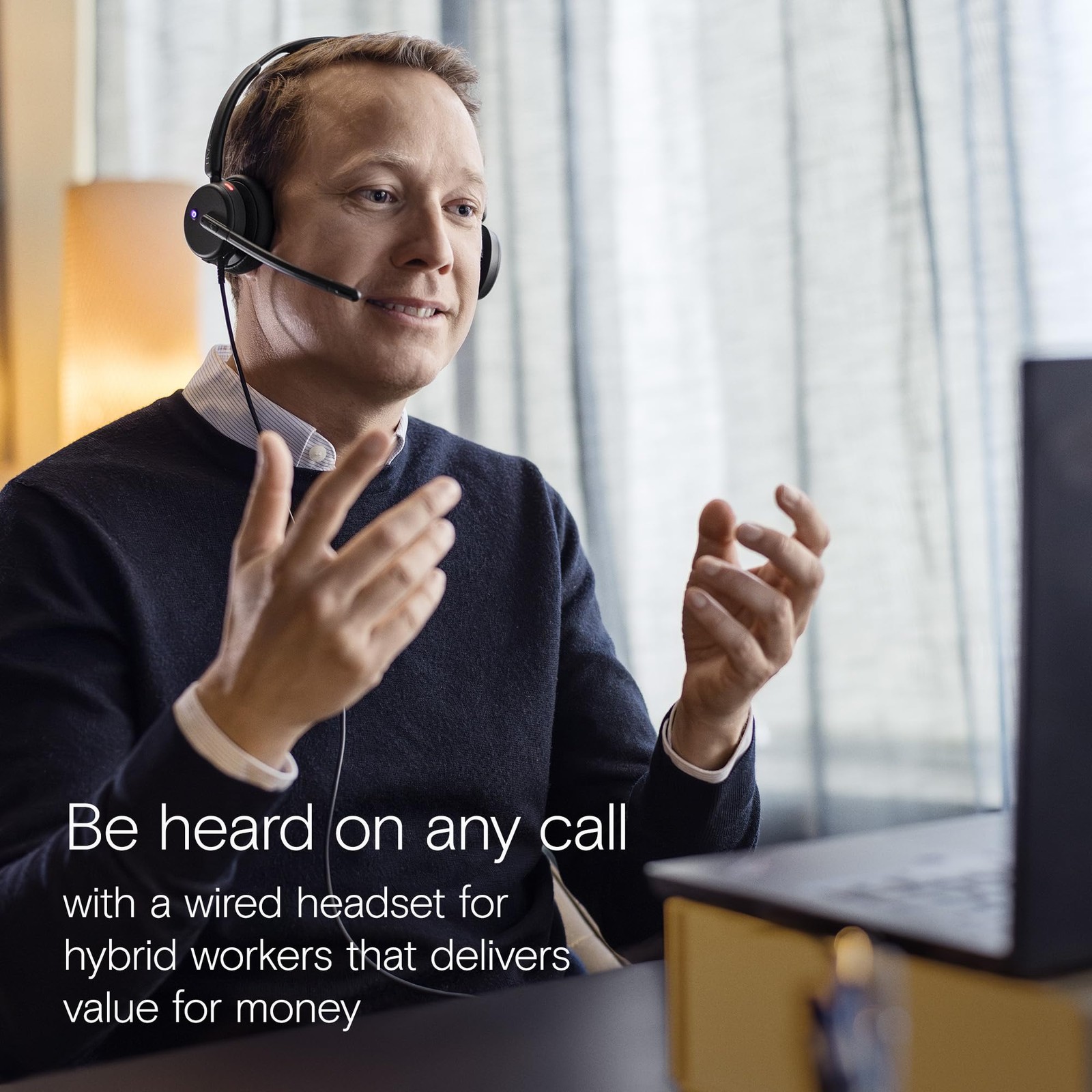 EPOS Impact 460T Binaural On-Ear USB C and USB A Wired Headset with Dual Noise