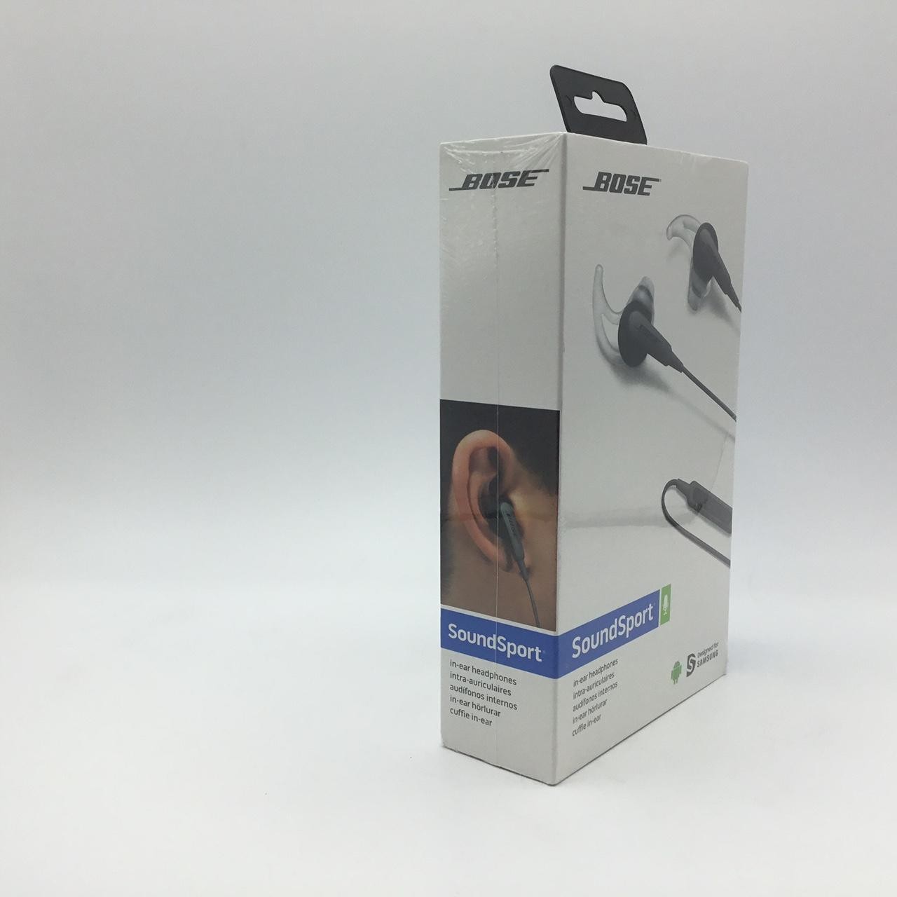 Bose SoundSport In-Ear Headphones for Samsung/Android – Charcoal (741776-0070)