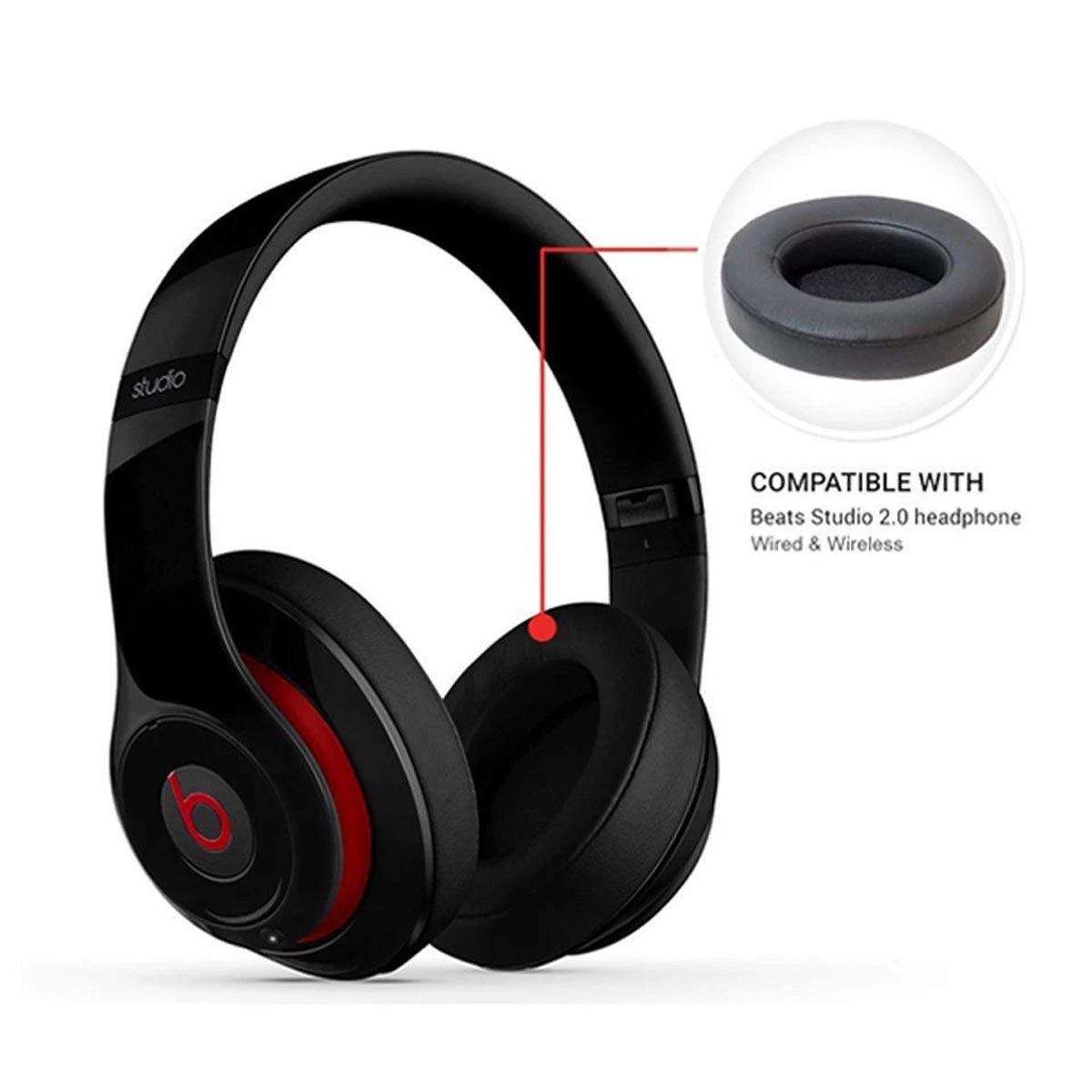 Replacement Ear Pads Cushions for Beats Studio 2.0 & 3.0 Wireless Headphones USA