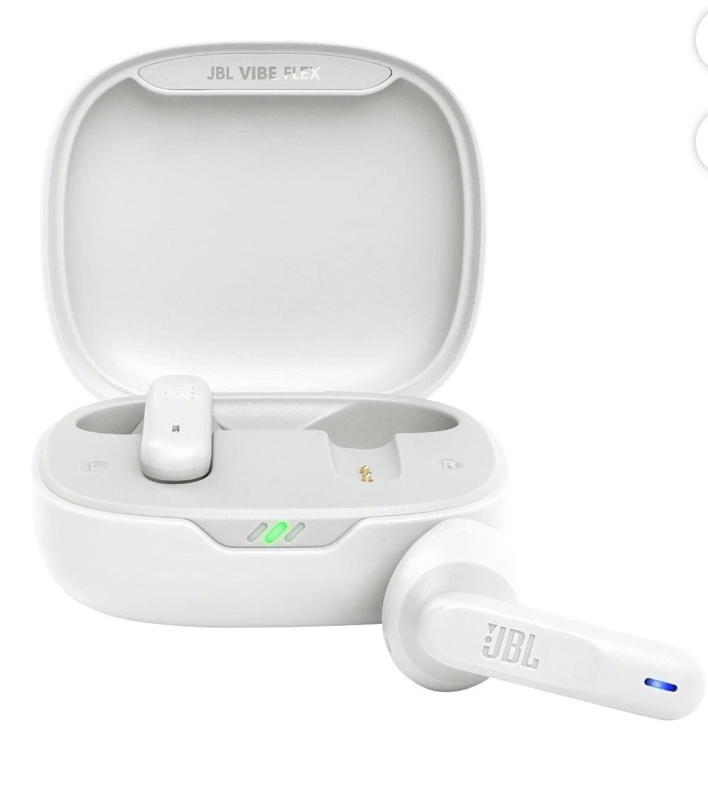 JBL Vibe Flex White Wireless Earbuds Brand New Sealed!!