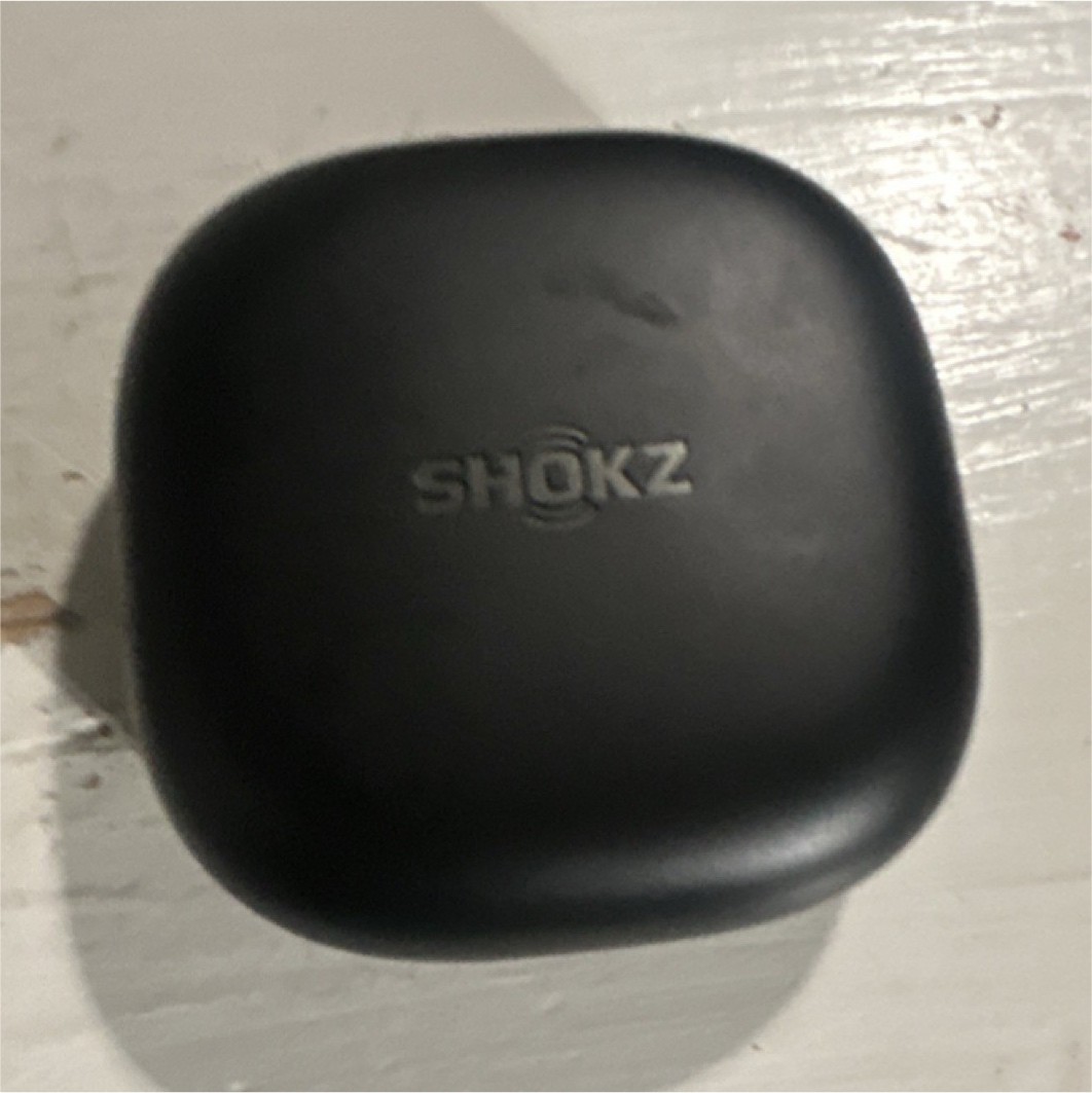 Shokz OpenFit Black True Wireless Bluetooth Earbuds w/ ANC & Charging Case