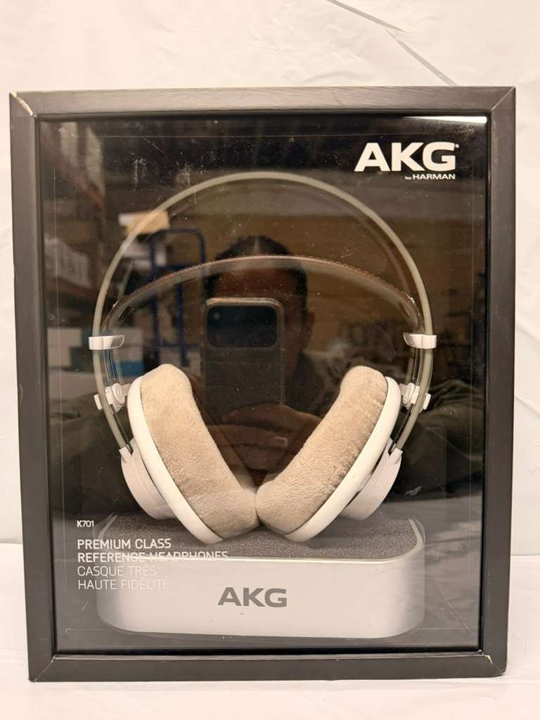 AKG Pro Audio K701 Reference Class Premium Headphones, White (Z5)