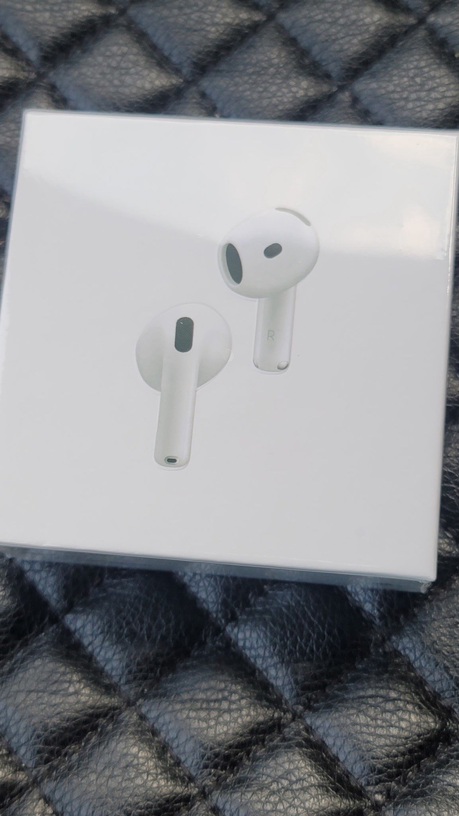 Apple AirPods 4 In-Ear Bluetooth Earbuds w/ ANC USB-C Charging Case White