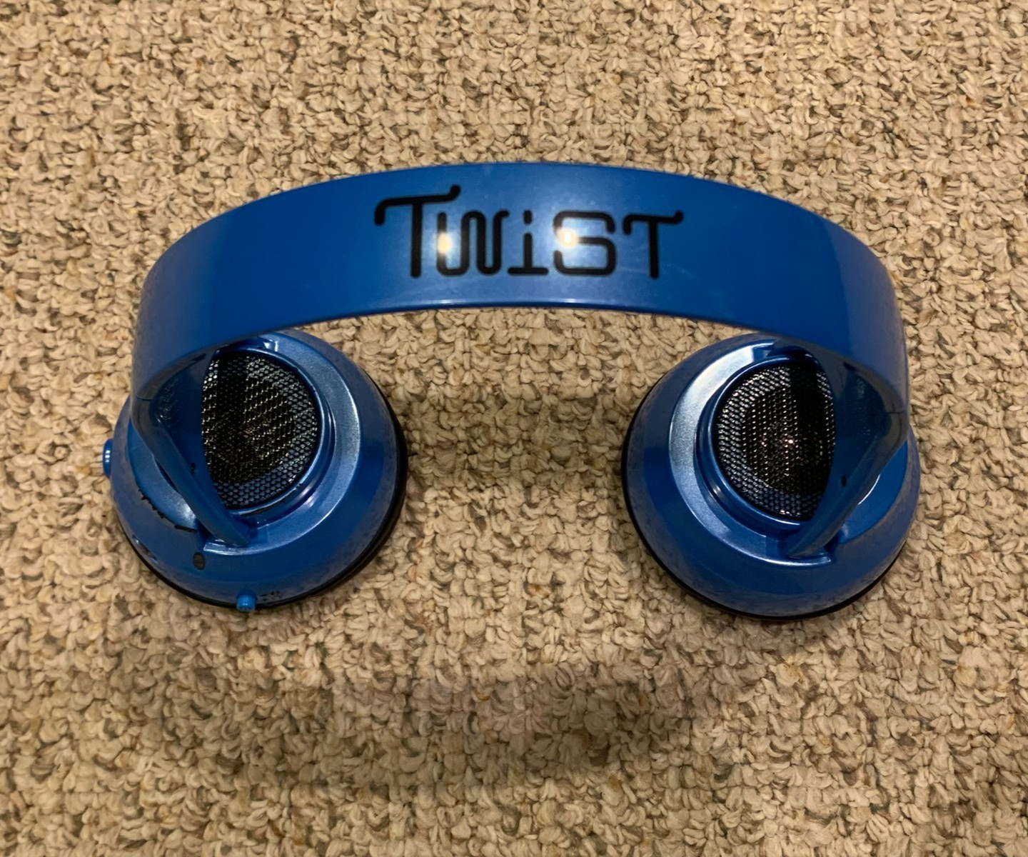 Twist HYRBRID Headphone/Speakers (Blue), Case, USB & Mic Cords