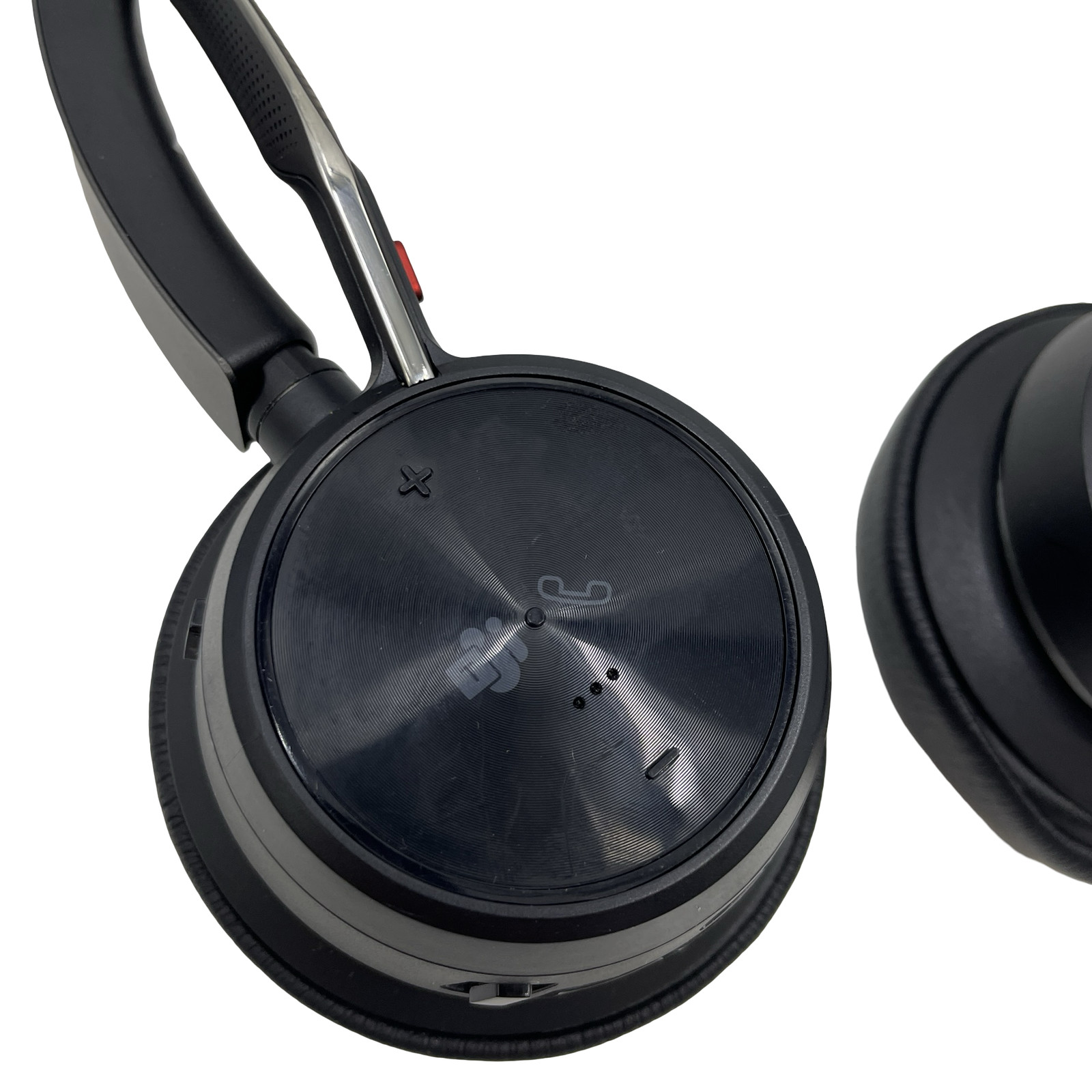 Poly Voyager Focus 2 On-Ear Stereo Headset Black Bluetooth Adjustable Headband