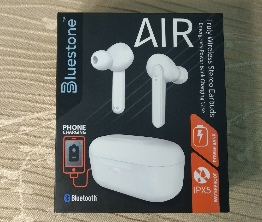 Bluestone Air Bluetooth Wireless Earbuds w/ Charging Case + Emergency Power Bank
