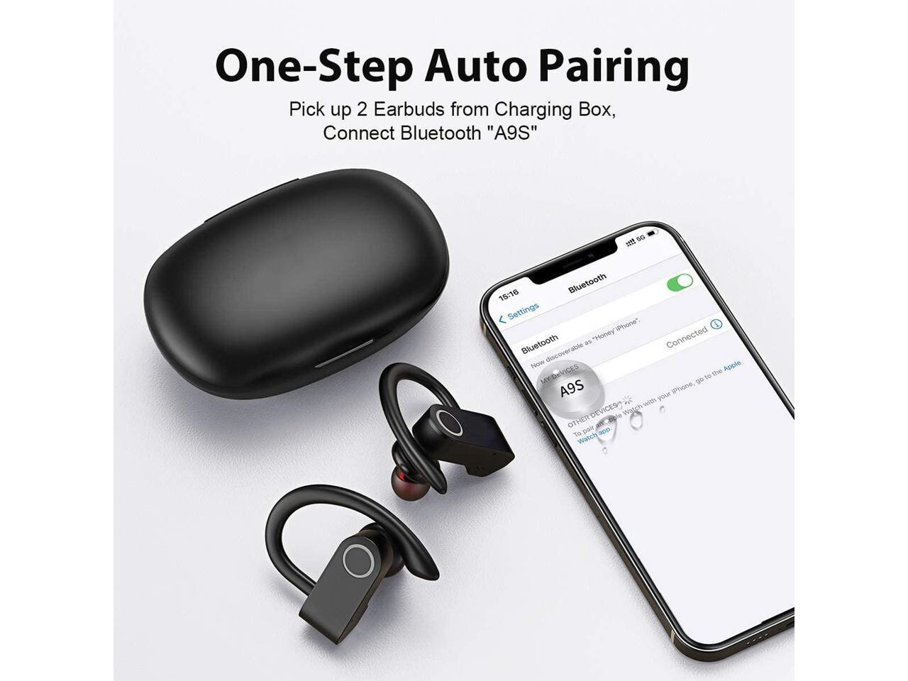NEW 2023 PRO Sport Earbuds Bluetooth 5.0 TWS Headsets Wireless headphones in Ear