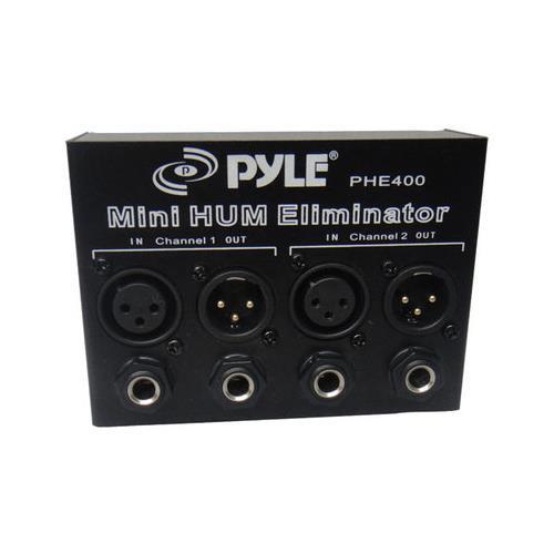 Pyle PHE400 Hum Noise Eliminator 2-Channel Box W/ 1/4″ TRS Phone XLR Jacks