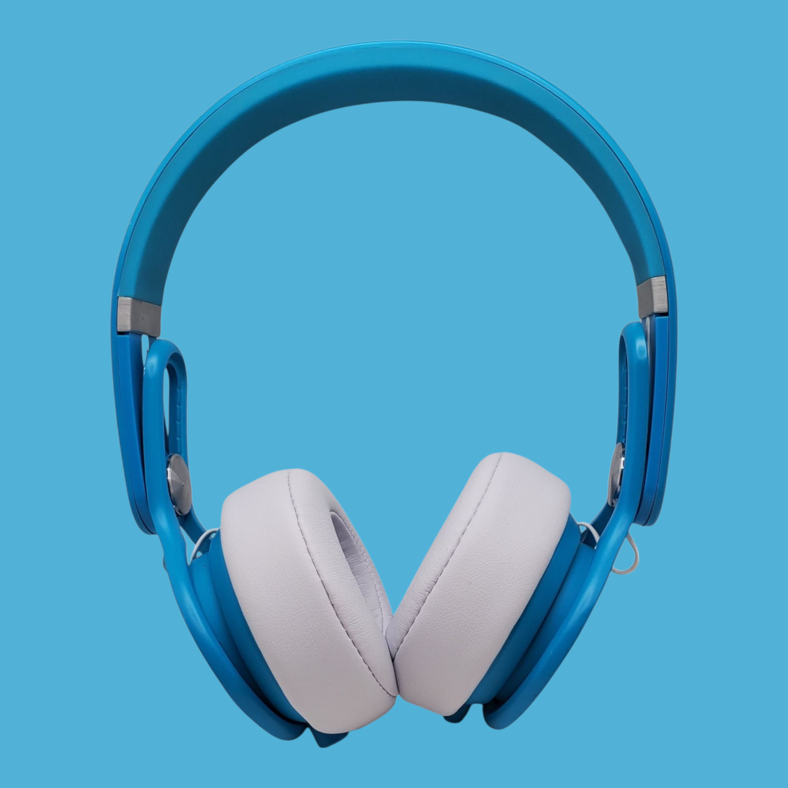 Beats Mixr Wired On-Ear Headphones Blue White – Tested & Excellent Condition