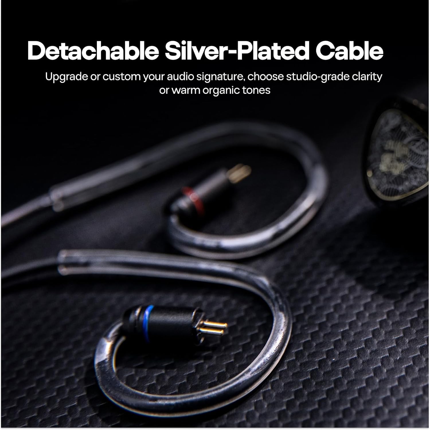Linsoul Tangzu 10mm Dynamic Driver HiFi Wired In Ear Monitor Earbuds for Music