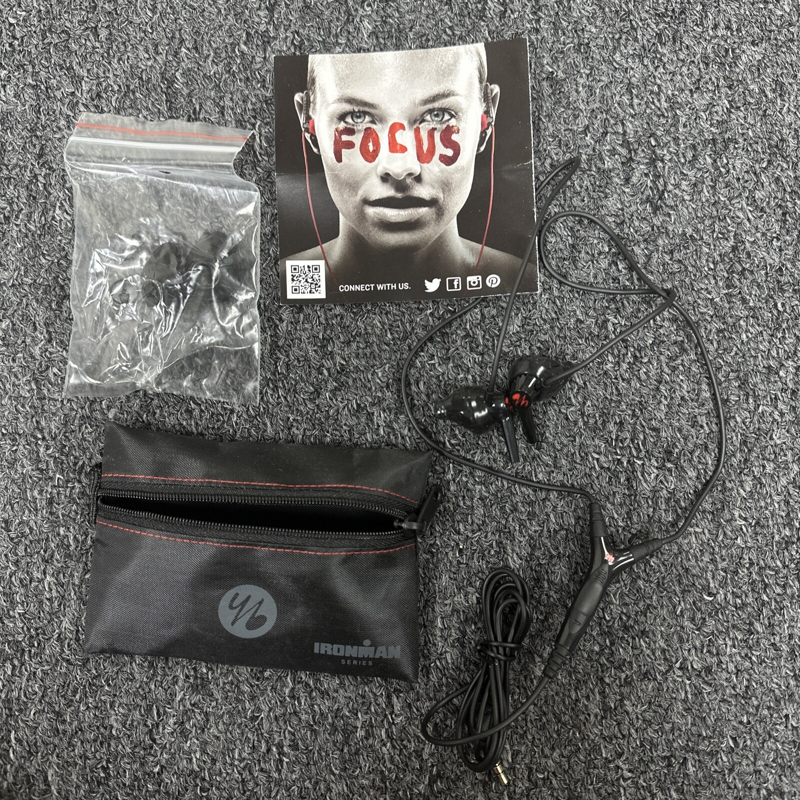 yurbuds Focus 400 Ironman Series Sweat Proof Sport Earphone – READ DESCRIPTION