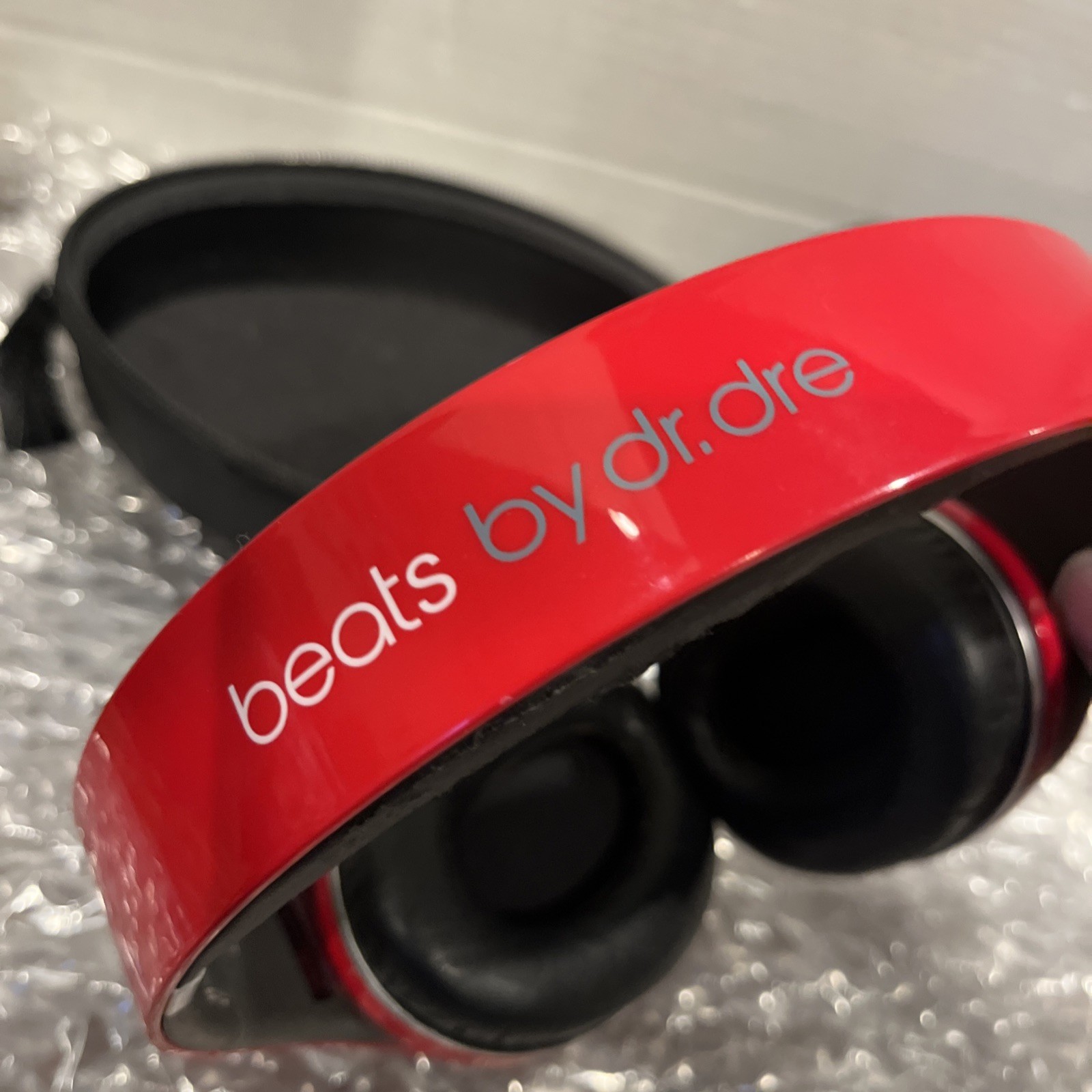 beats monster Studio headphones Red And Black With Case