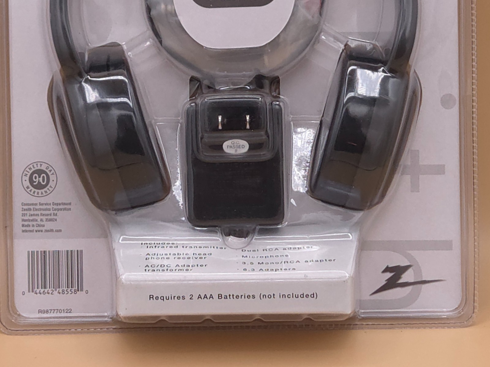 Vintage Zenith Wireless Headphones Kit Complete NIP Infrared Technology*See Desc