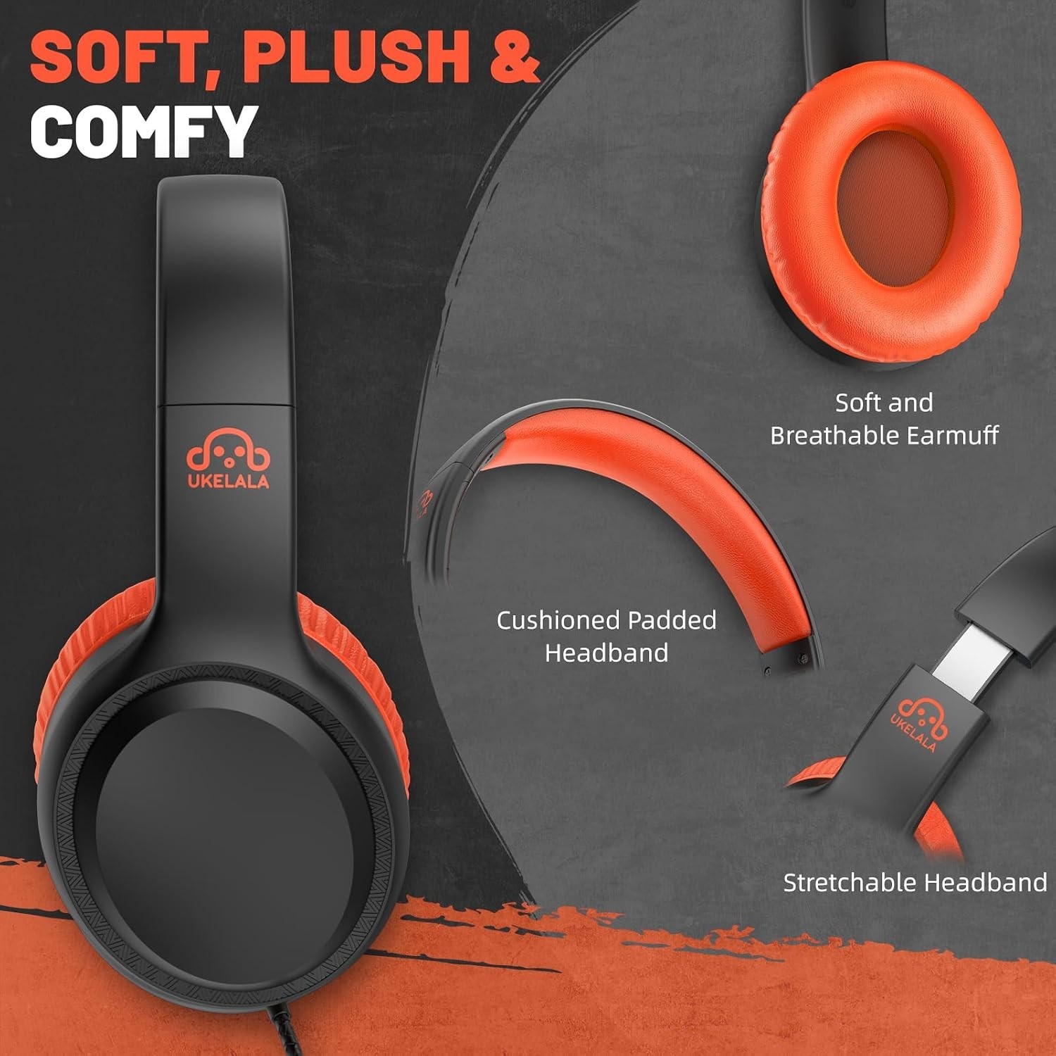 Youth Wired Headphones – School Airplane Travel