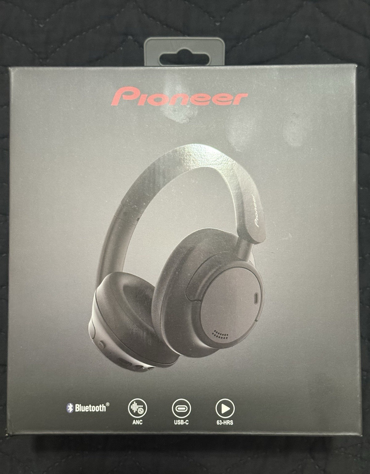 Pioneer A35-BK Bluetooth Over-Ear Headphones ANC Built-In Mic USB-C 3.5mm