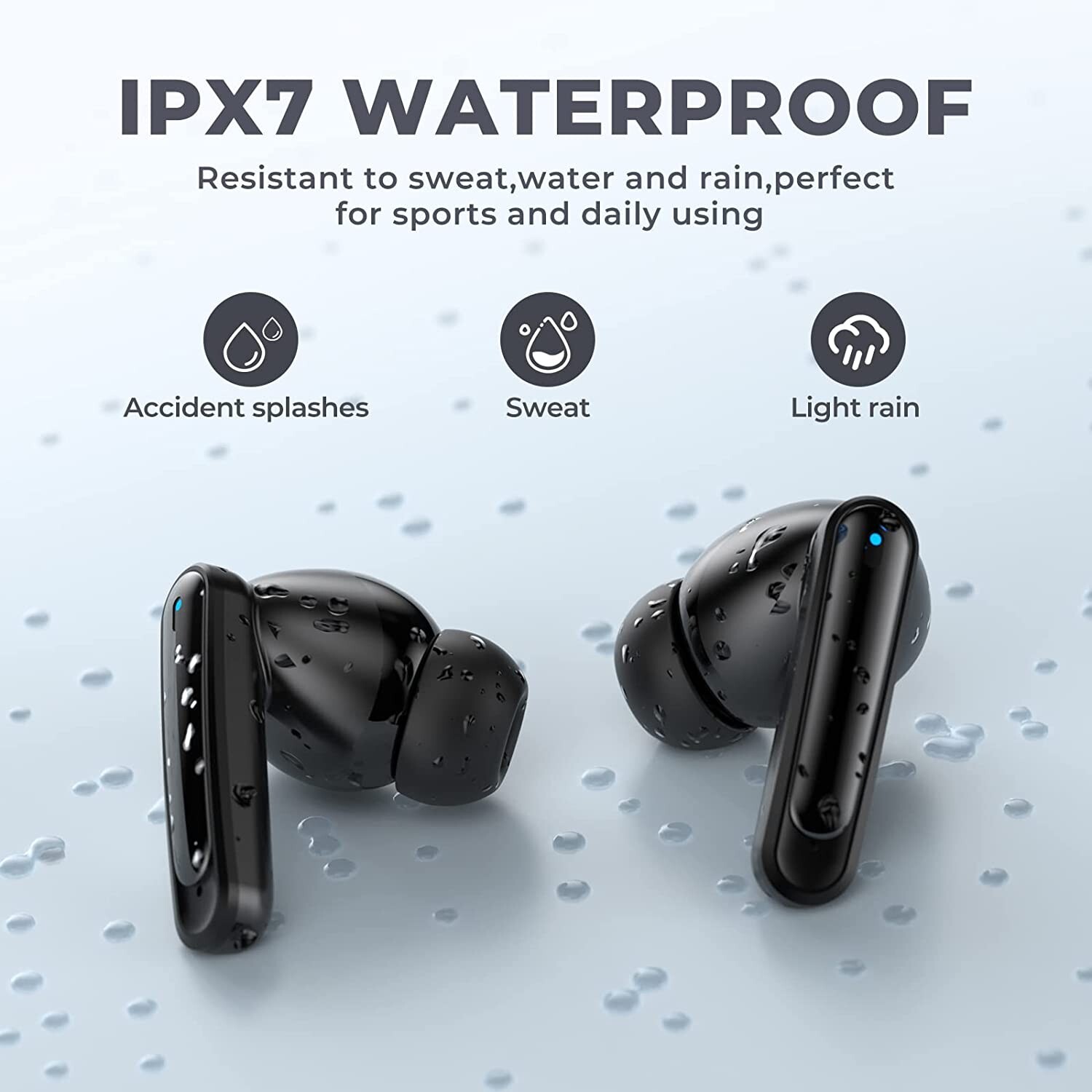 Wireless Earbuds 5.3 Bluetooth Headphones LED Digital Display Charging Case NEW