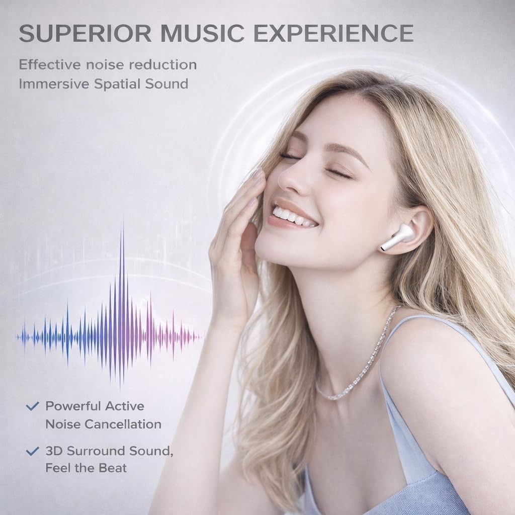 Wireless (2nd Gen), Active Noise Cancellation, Bluetooth 5.3, High-Fidelity Soun