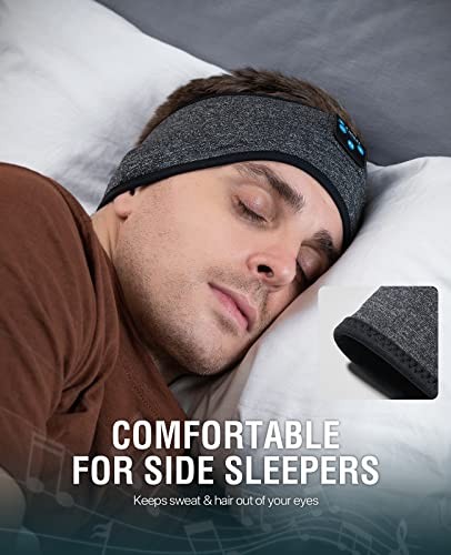 Perytong Sleep Headphones, Wireless 1 Count (Pack of 1), Coal Black
