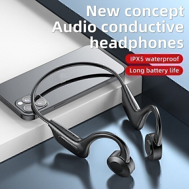 Bone Conduction Headphones Bluetooth 5.1Wireless Earbuds Outdoor Sport Headset
