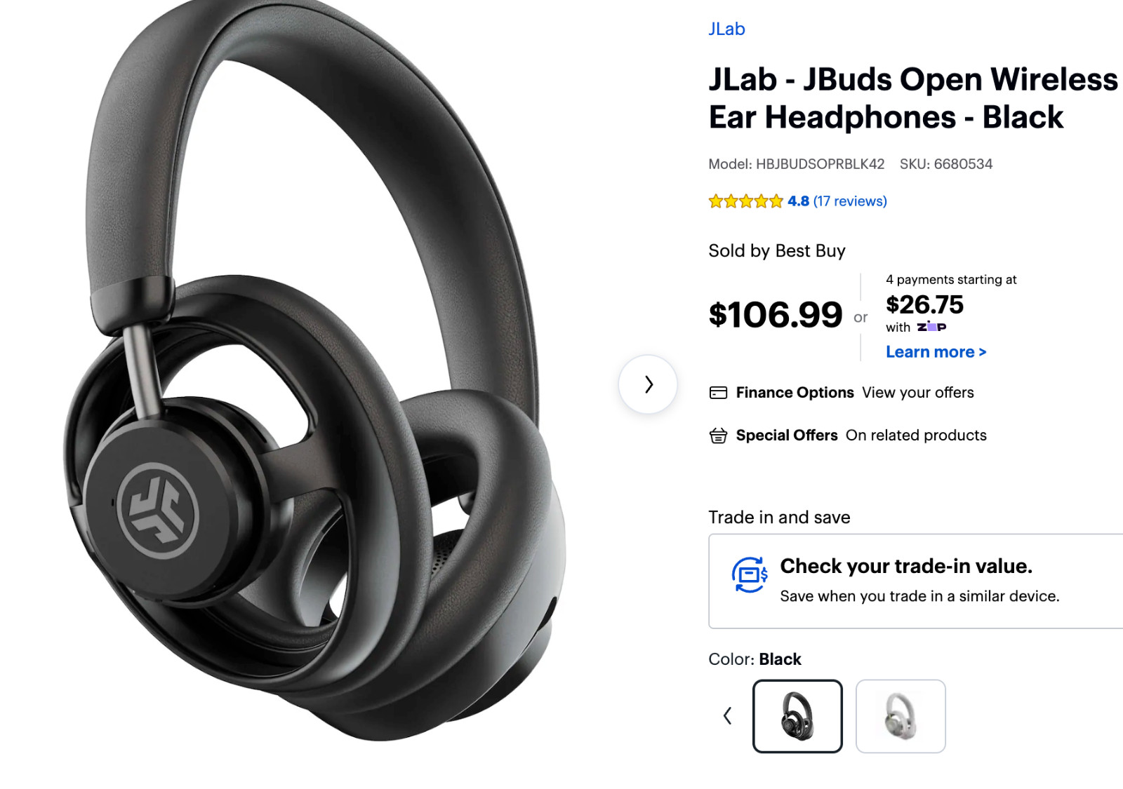 Open Wireless Open-Ear Headphones