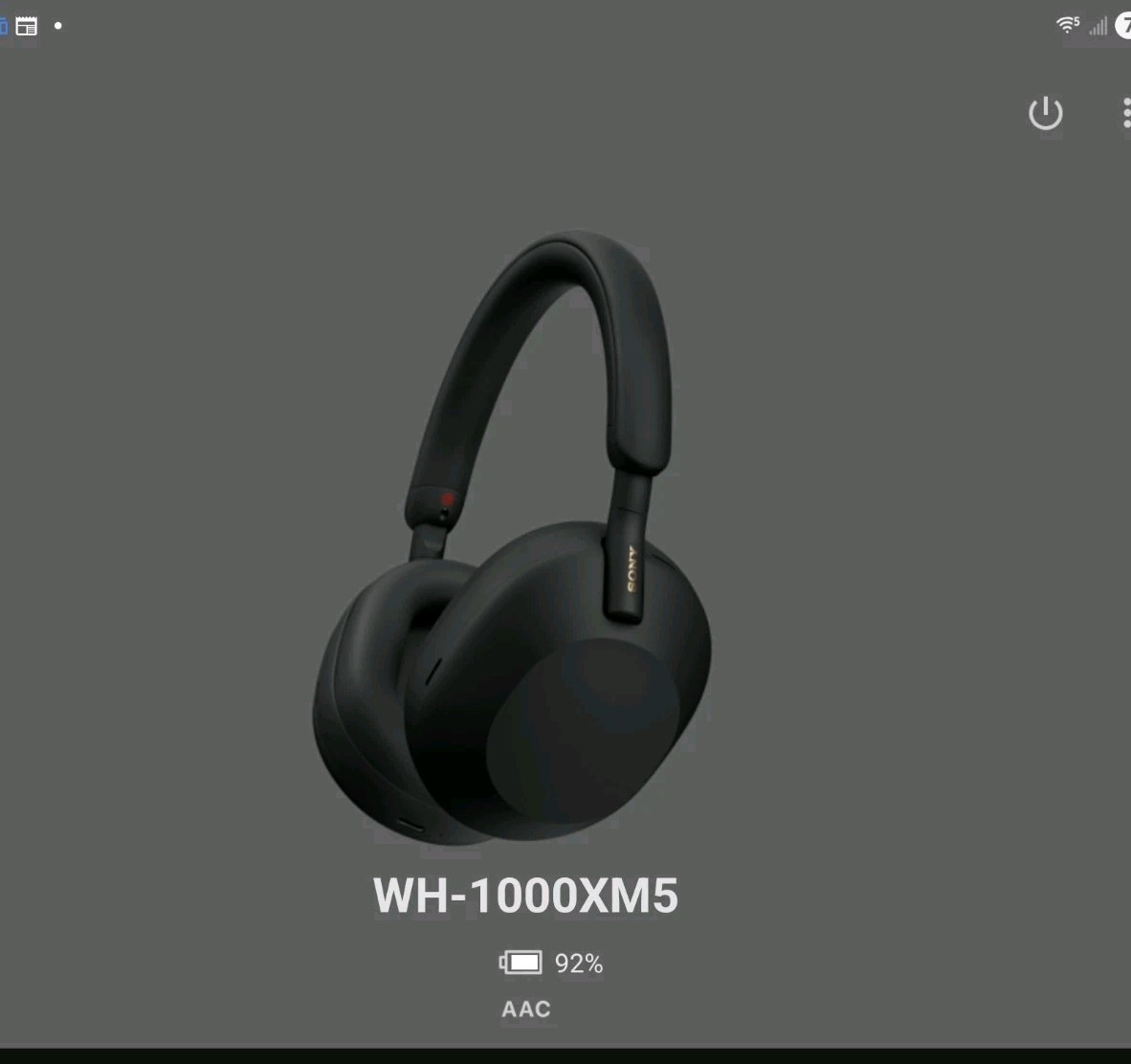 Sony WH-1000XM5 Wireless Noise Canceling Headphones Black Left Side Broke
