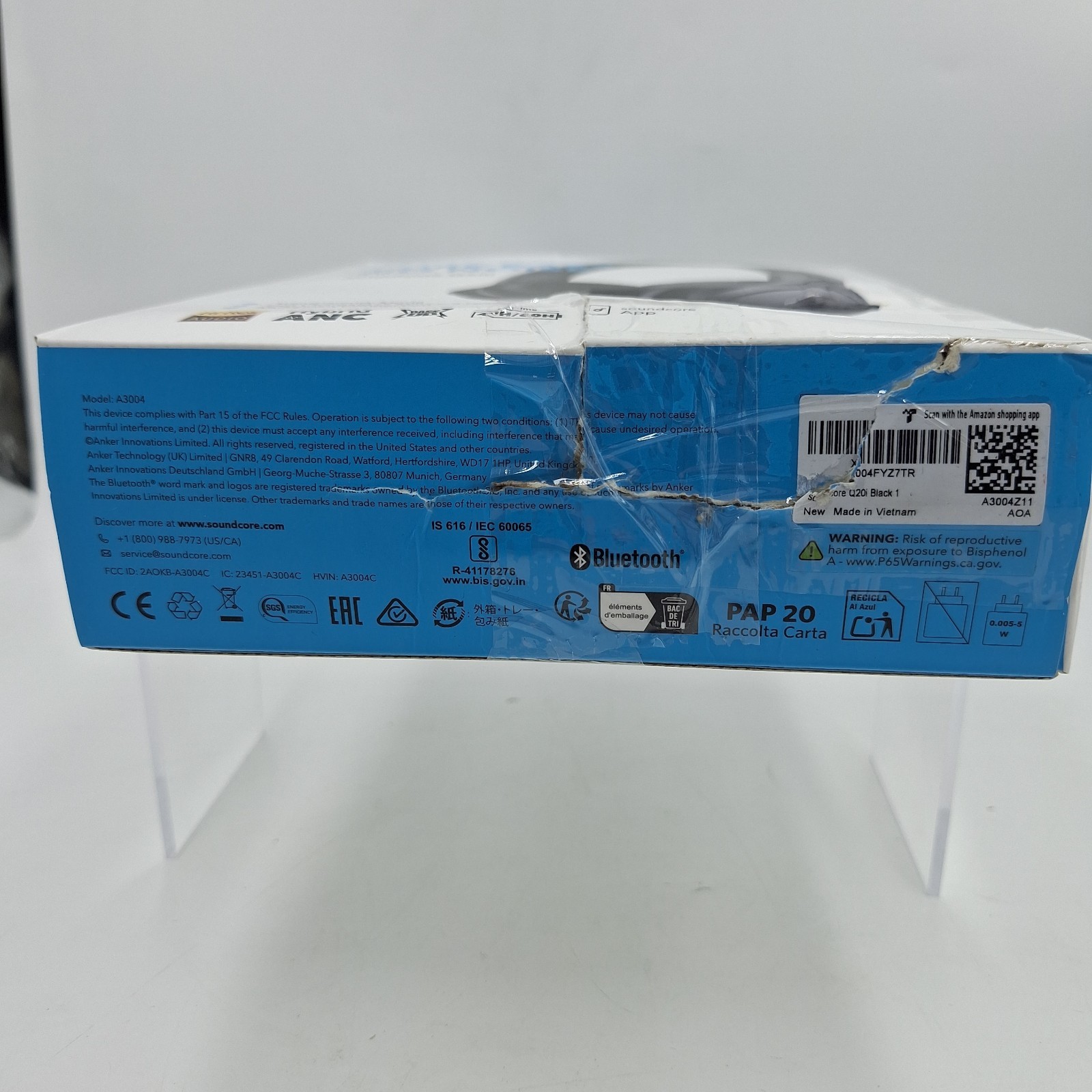 Soundcore Q20i Noise Canceling Anker Headphones New Box Damage