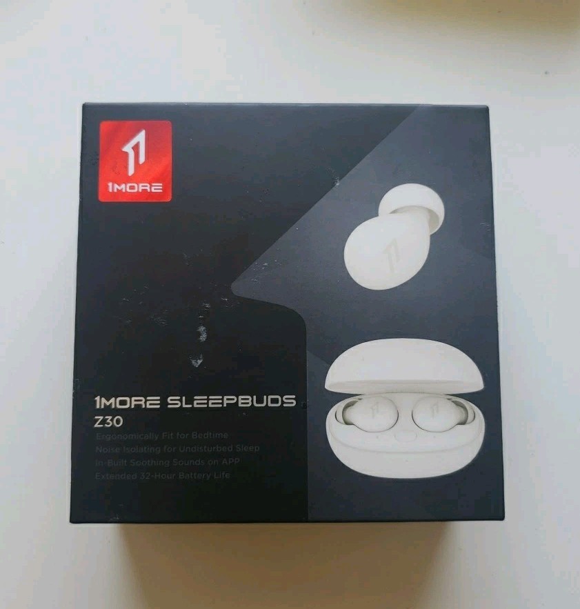 1MORE Z30 Earbuds, Mini Sleep Headphones, Noise Blocking Sleepbuds, White