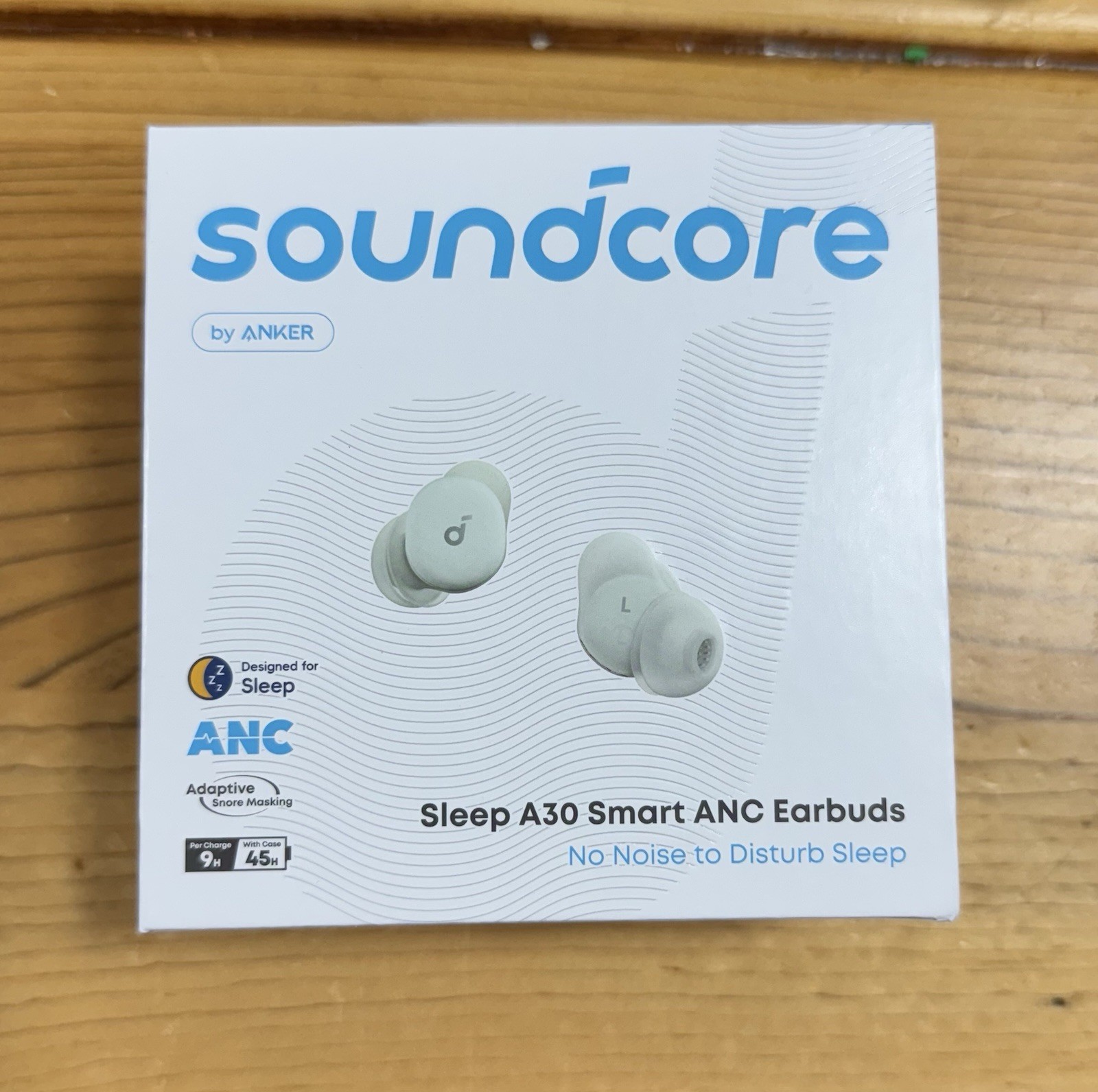 Soundcore Sleep A30 Smart ANC Earbuds By Anker / Mist green / SEALED