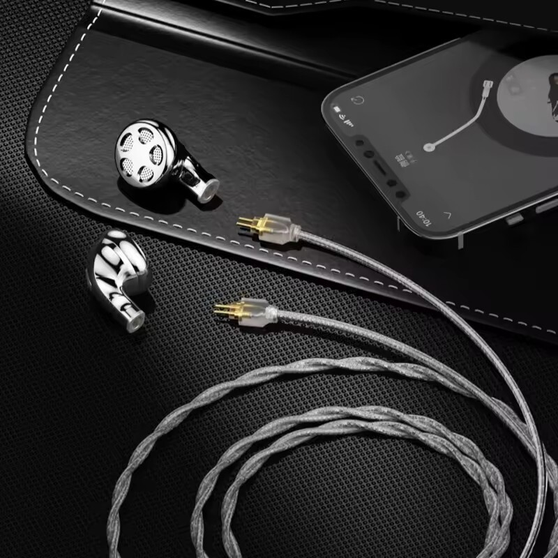 TRN SEAHORSE Pro 14.2mm Dynamic Drivers In-Ear Headphone Replaceable Cable Flat