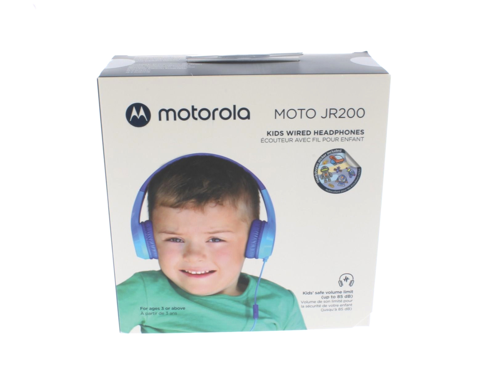 Motorola Sound Moto JR200 Wired Headphones for Kids with Microphone Over Ear Kid