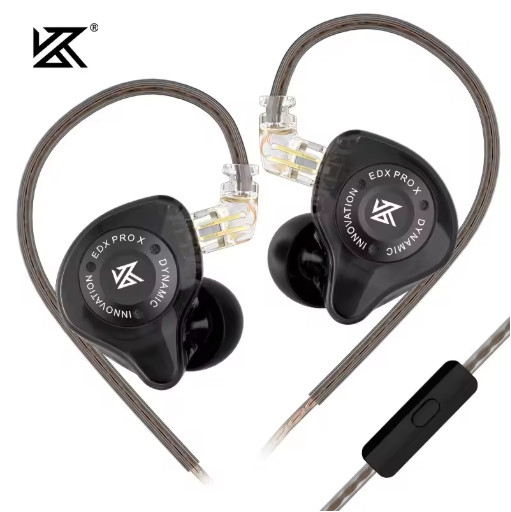 KZ EDX Pro X Wired IEM Earphones Dynamic Driver HiFi Bass Sound