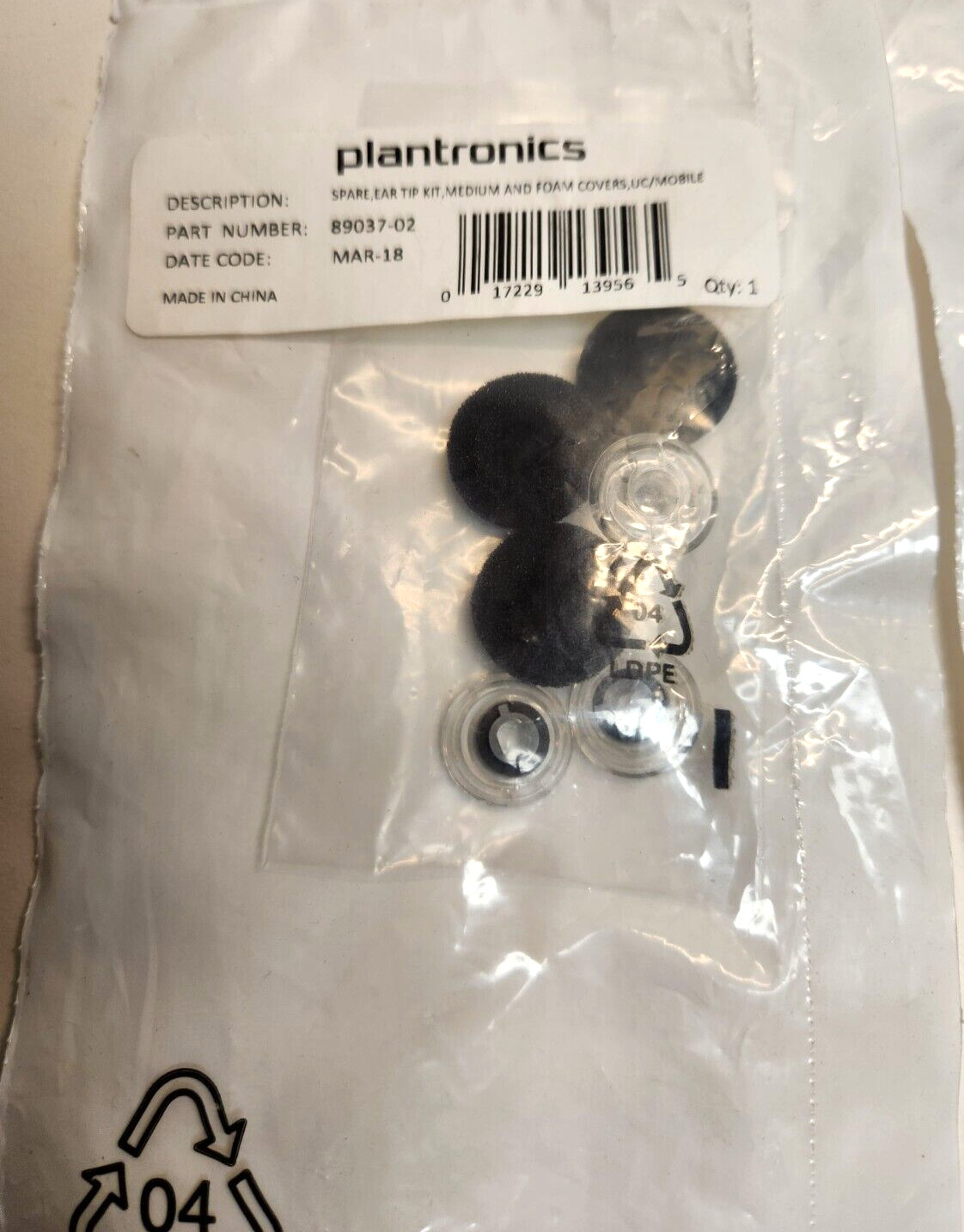 Lot of 13 Various Plantronics Spare Eartips, Foam Covers etc. see description!