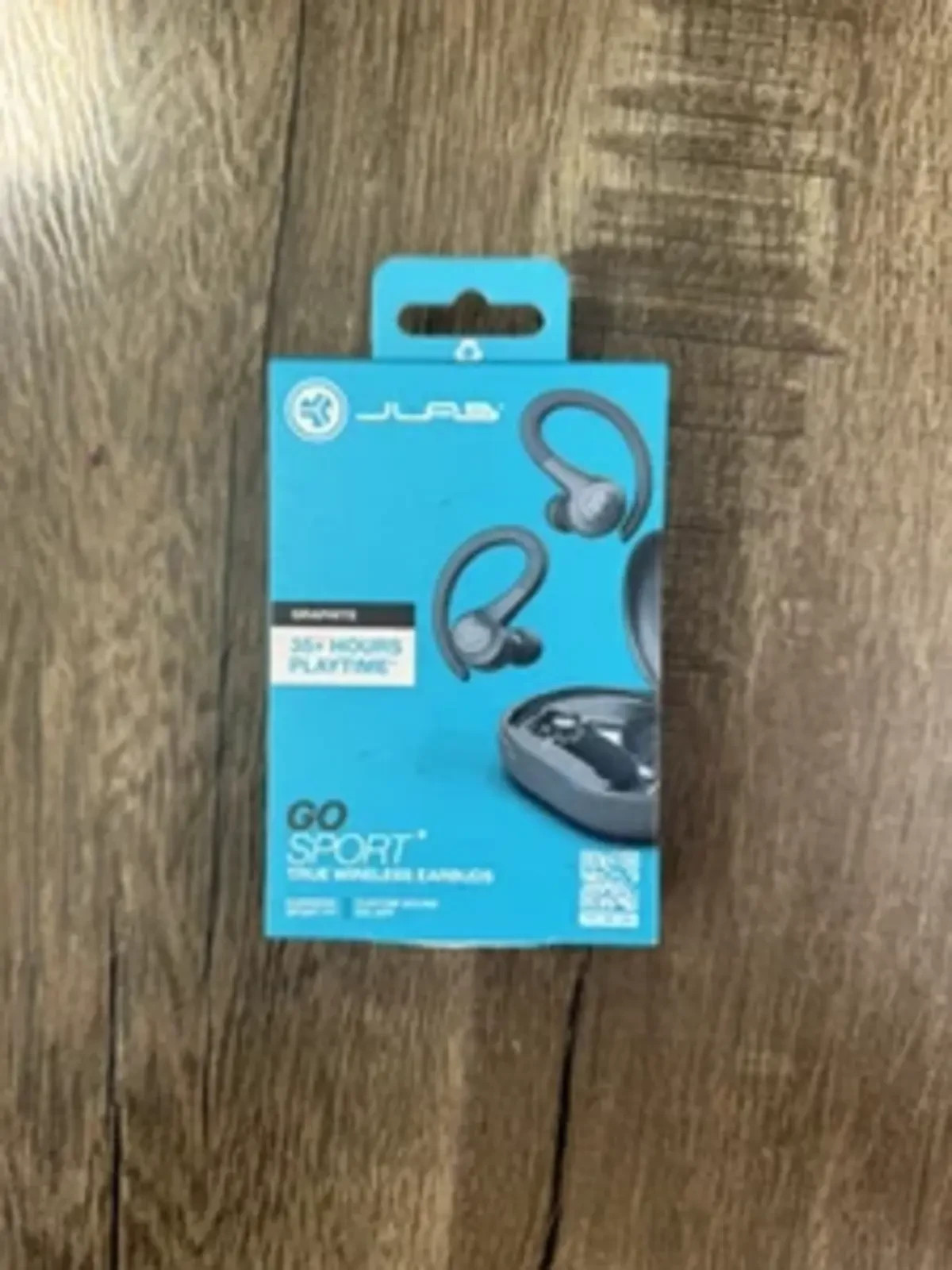 JLab Go Air Sport+ True Wireless Bluetooth Earbuds with Charging Case – Graphite