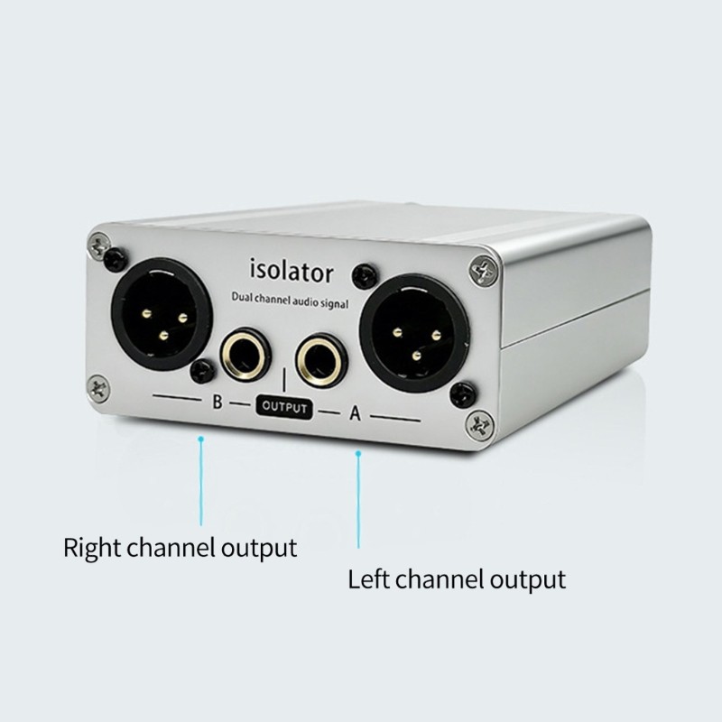 3Pin 6.35MM Mixer Sound Isolator Sound Noise Mixer Microphone Common