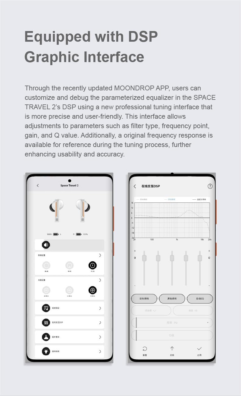 Space Travel 2 HiFi Noise-Canceling TWS Wireless Earphone Bluetooth