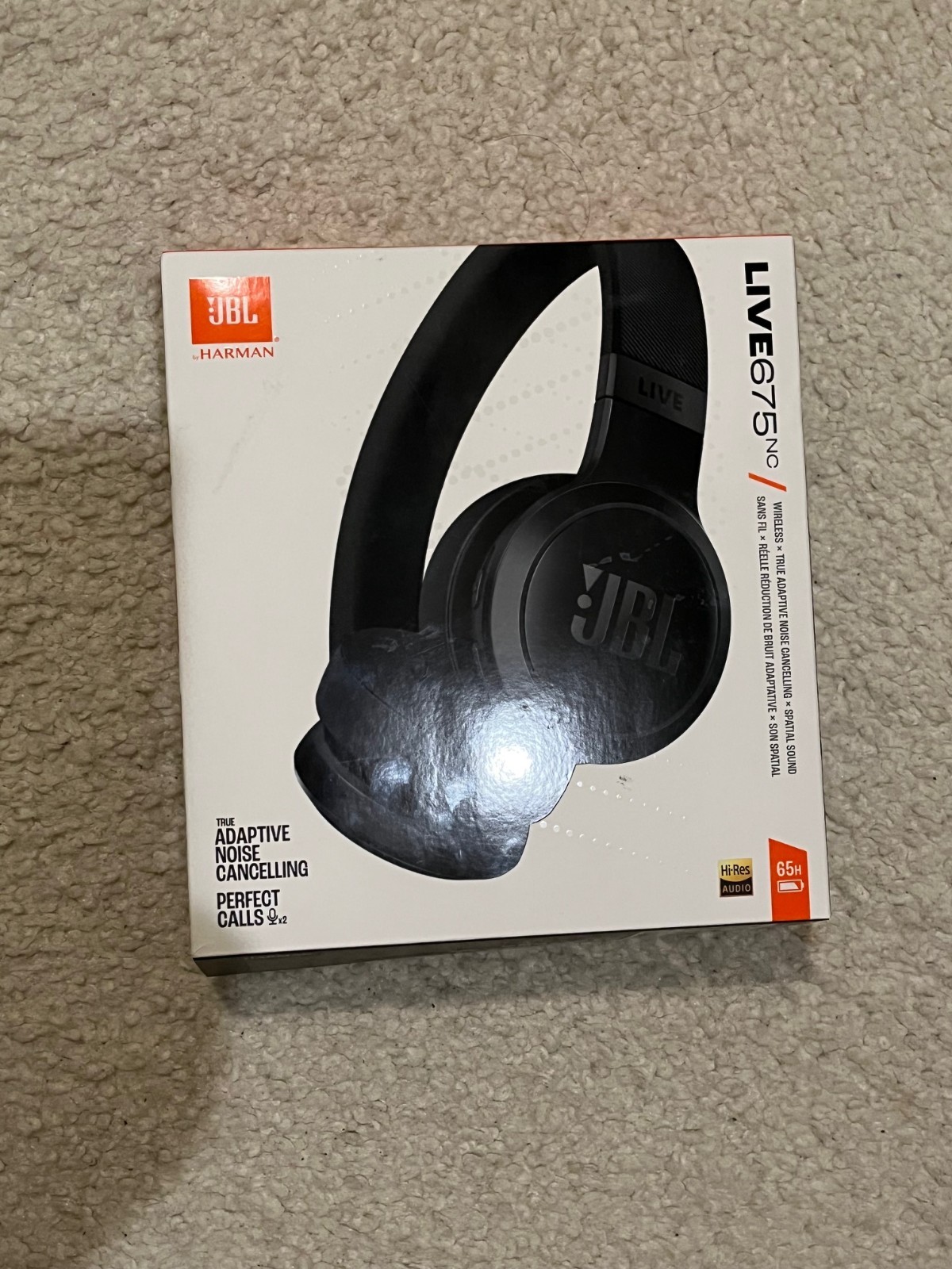 JBL Live 675NC True Adaptive Noise Cancelling Bluetooth Headphones