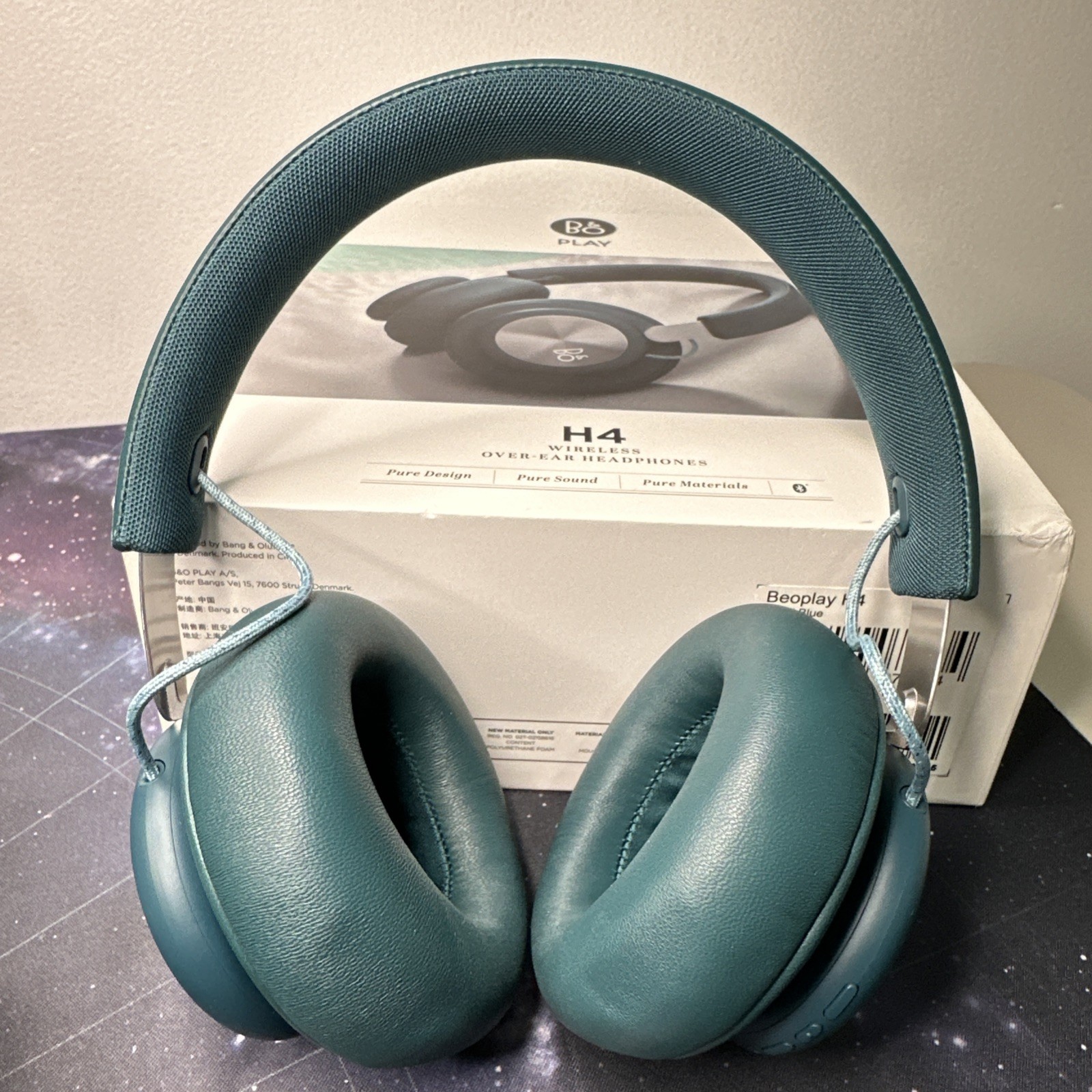 Bang & Olufsen Beoplay H4 – Steel Blue – Bluetooth Headphones – Excellent