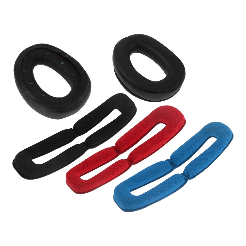 Earpad/Headband for Sennheiser GSP300 Headphone Protein Leather 110*80*23mm