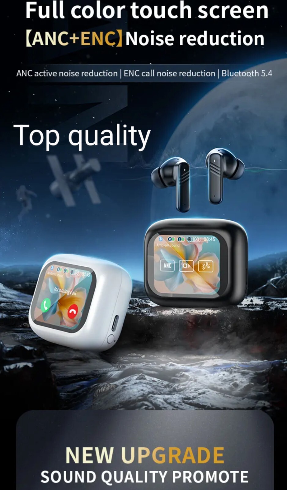 Earbuds, Noise Canceling,5.4 Bluetooth, 13mm Speakers. Newest 2025 Model LX-10