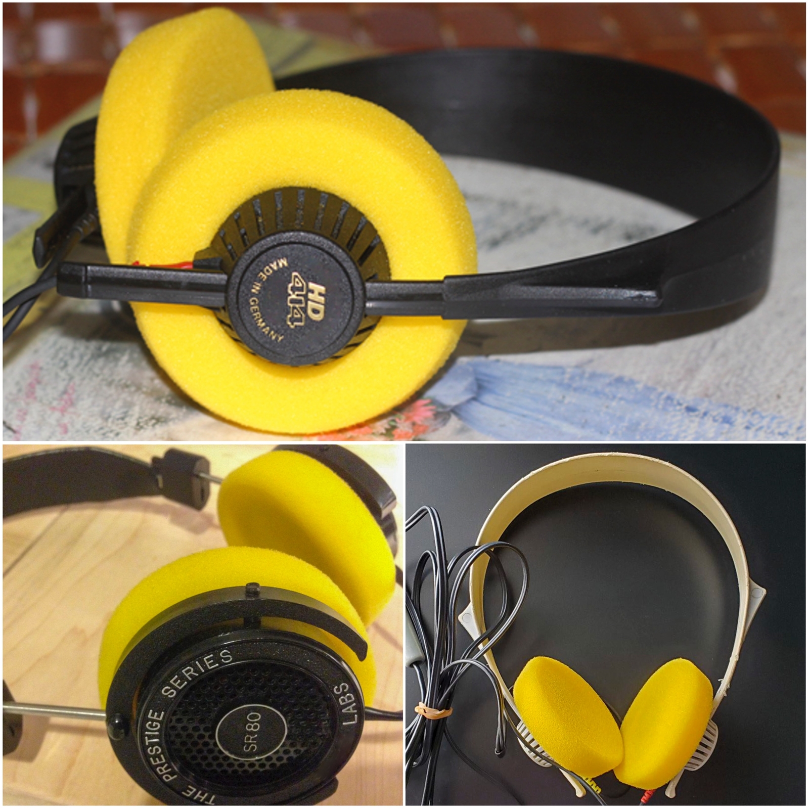 Ear Pad Foam Cushions For Sennheiser HD414 Grado SR60 SR80 SRI-Series Headphone
