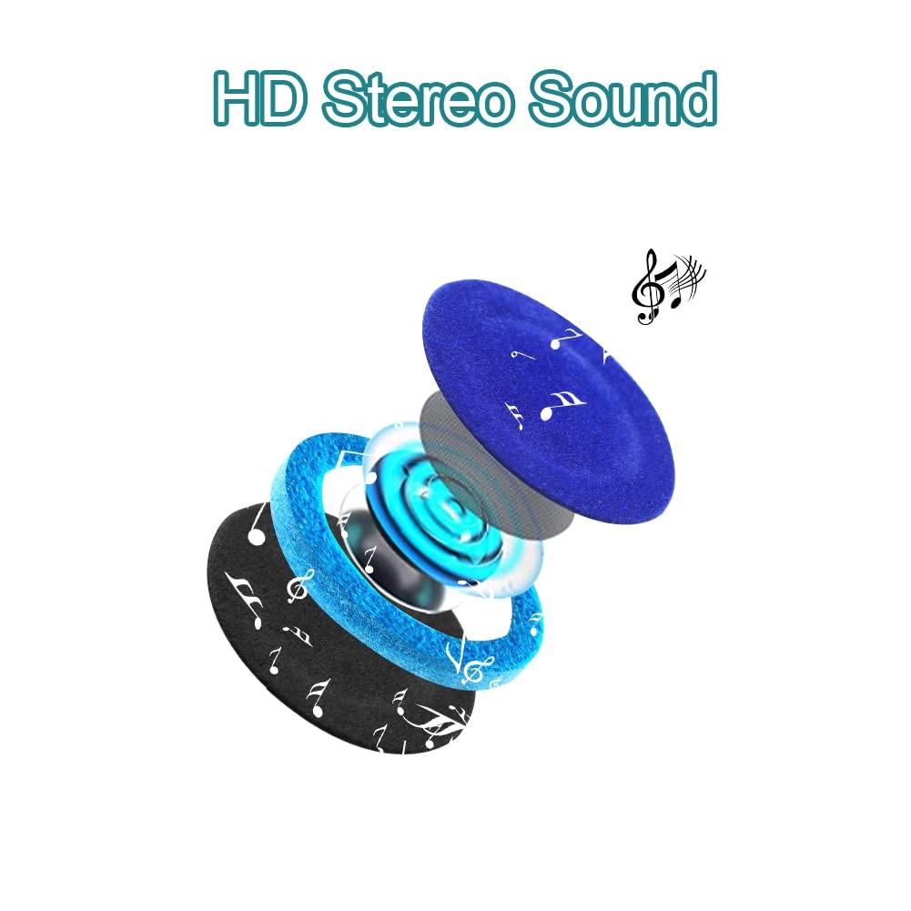 MMUSS Sleep Headphones Stereo with one size fits all, Black 3.5mm Jack
