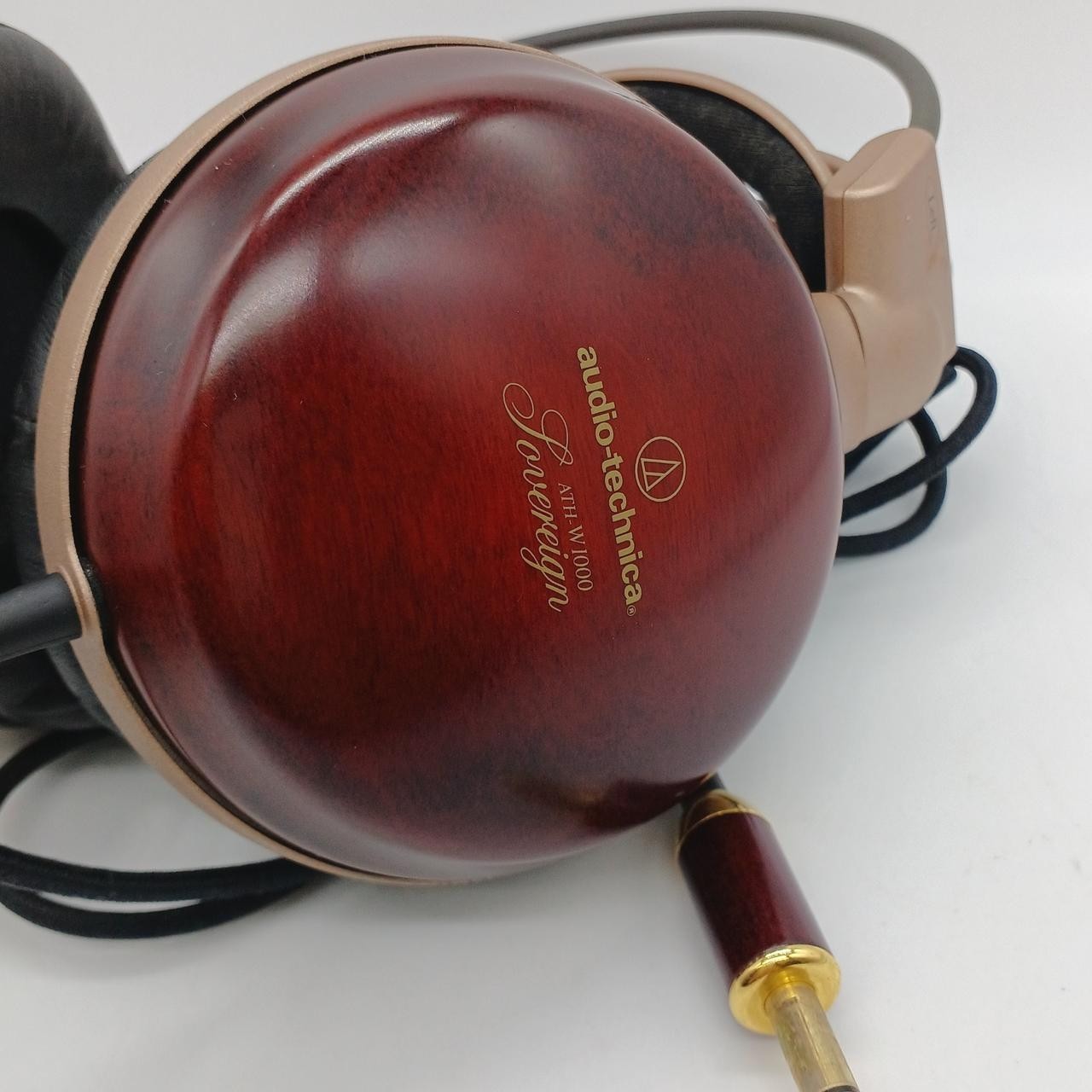 Audio-Technica ATH-W1000 Headphones Wooden Housing Audiophile Used