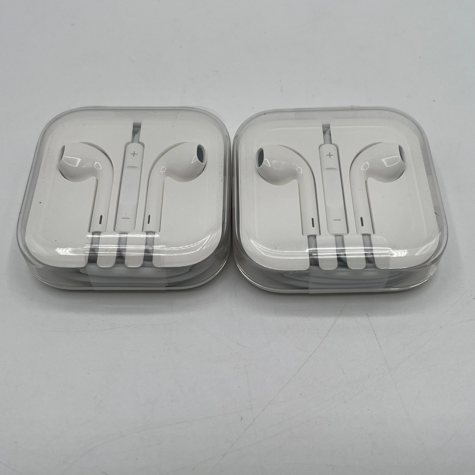 Apple EarPods Original Lot Of 2 Genuine Wired Headphones 3.5mm Plug White NIP