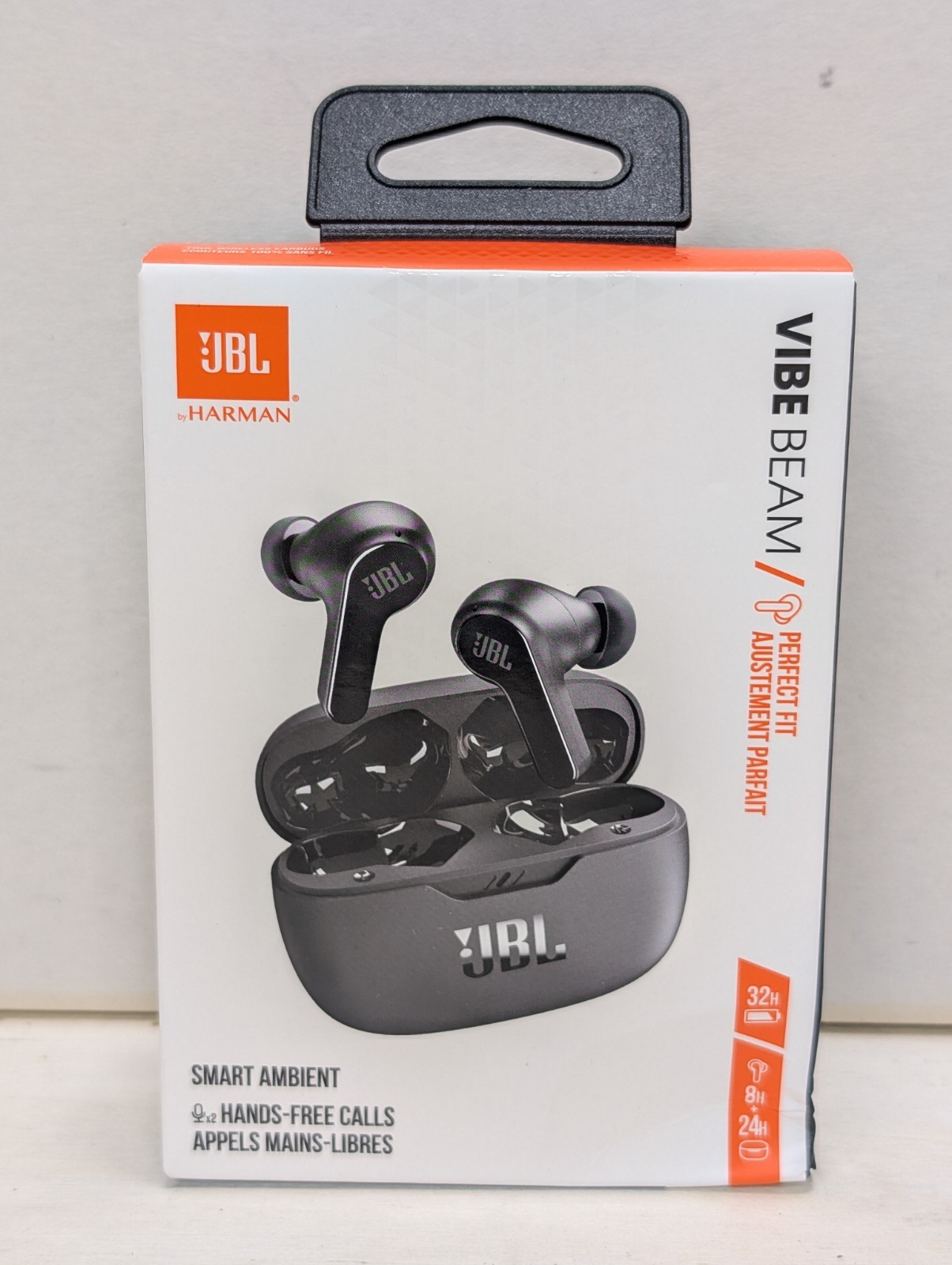 JBL Vibe Beam Bluetooth Wireless Earbuds – black