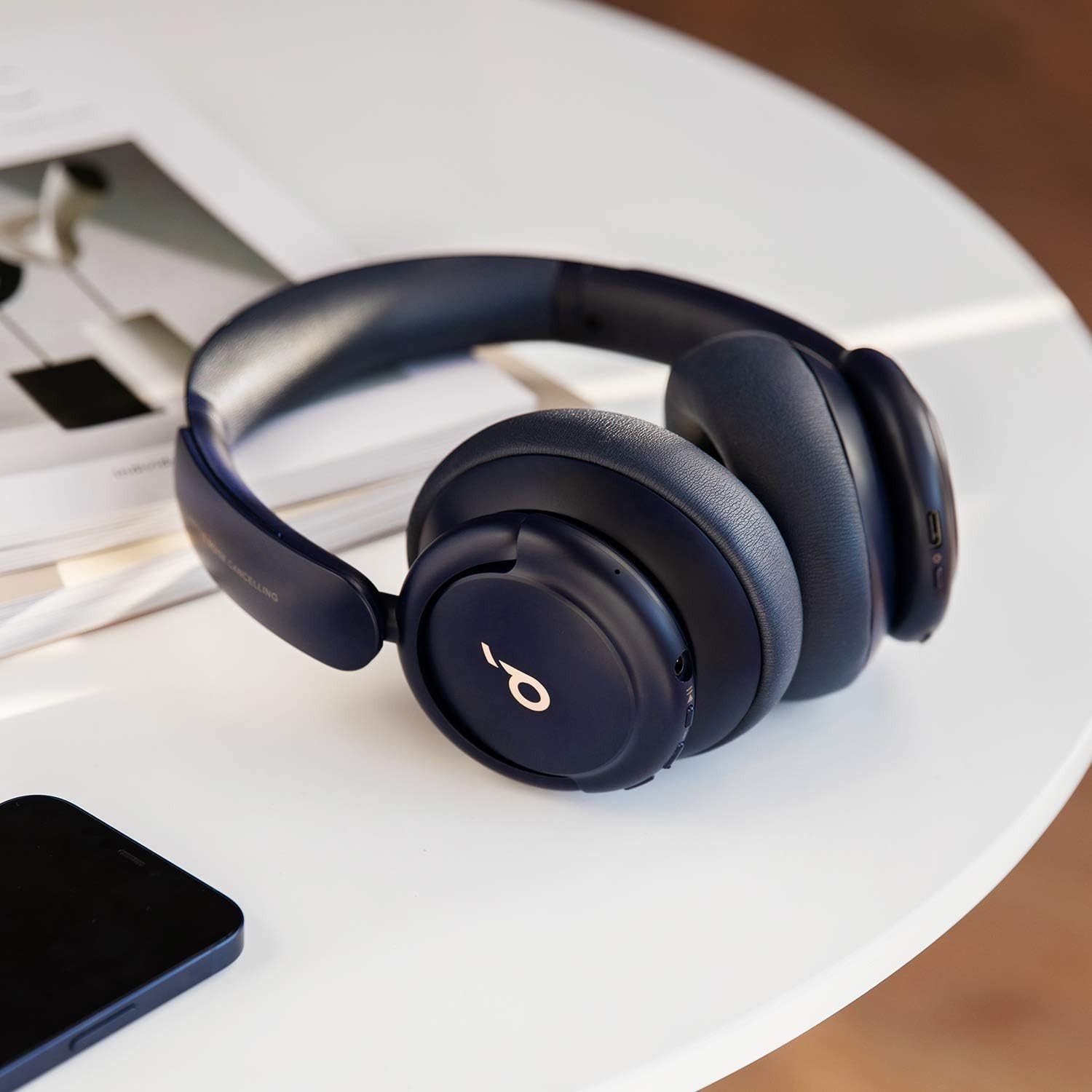 Ultra-Comfortable Life Q30 Headphones with 50H Playtime & Active Noise Control