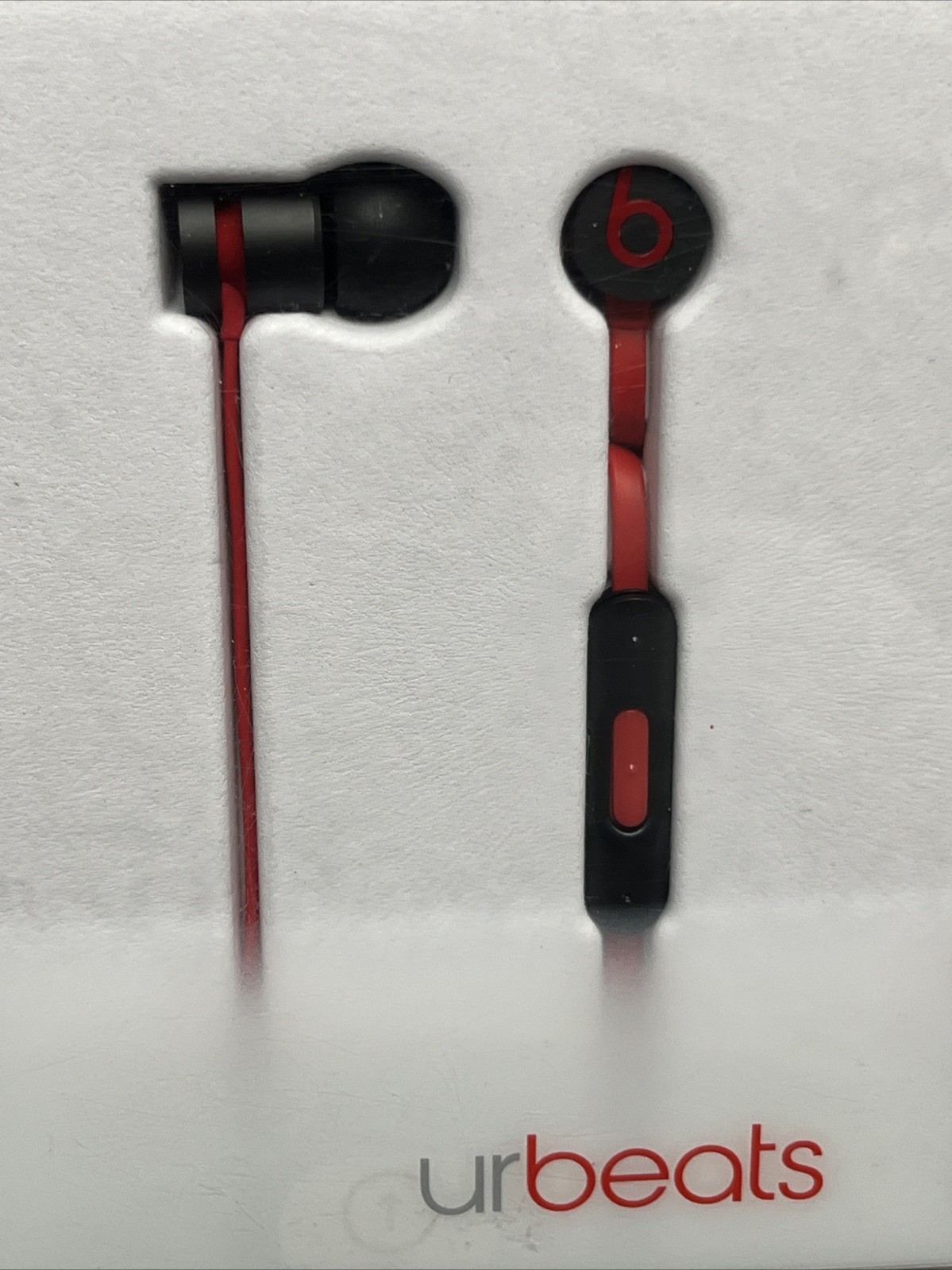 Authentic Beats by Dr. Dre UrBeats 2 B0547 In Ear Headphones iPhone Apple Red