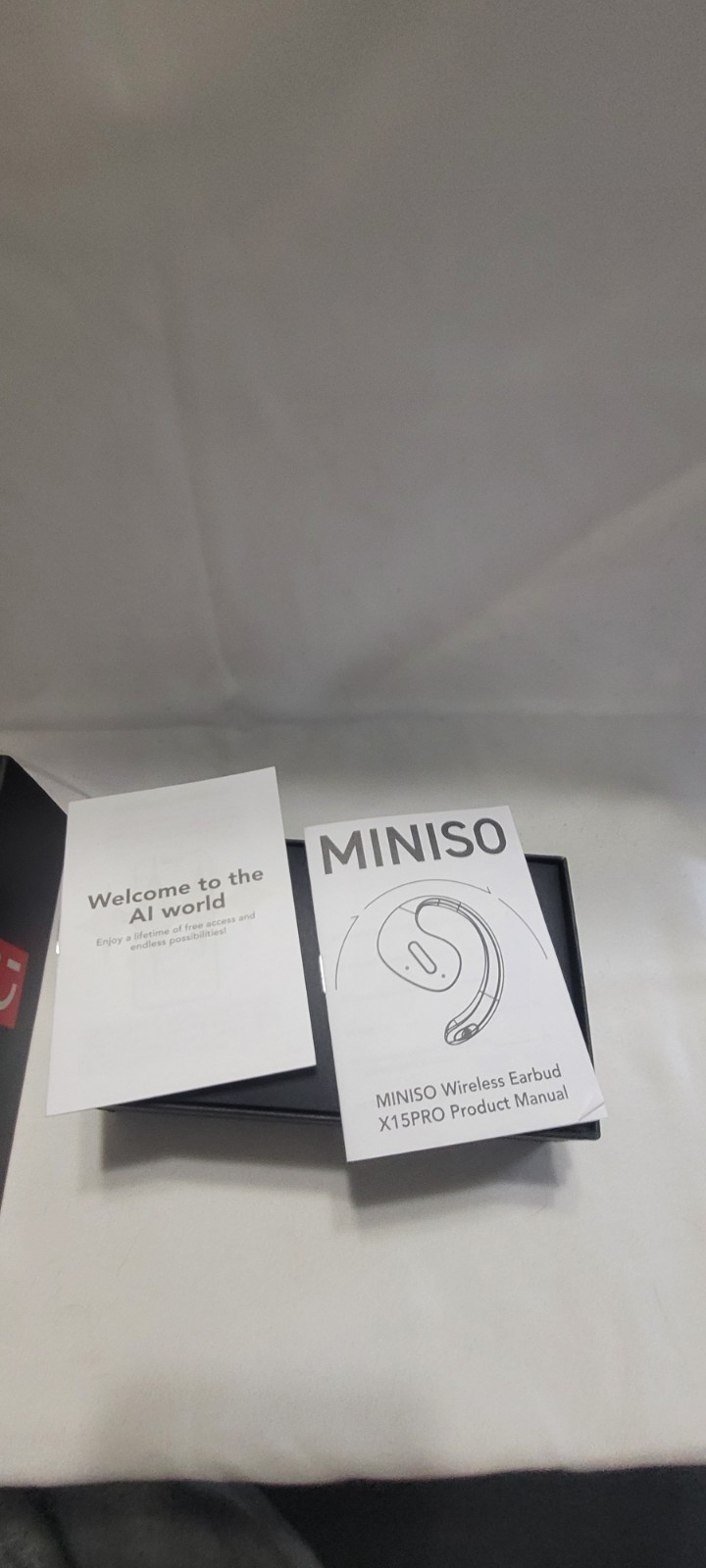 MINISO X15PRO Wireless Bluetooth Open-Ear Ear-Hook Sports Earbuds, Black